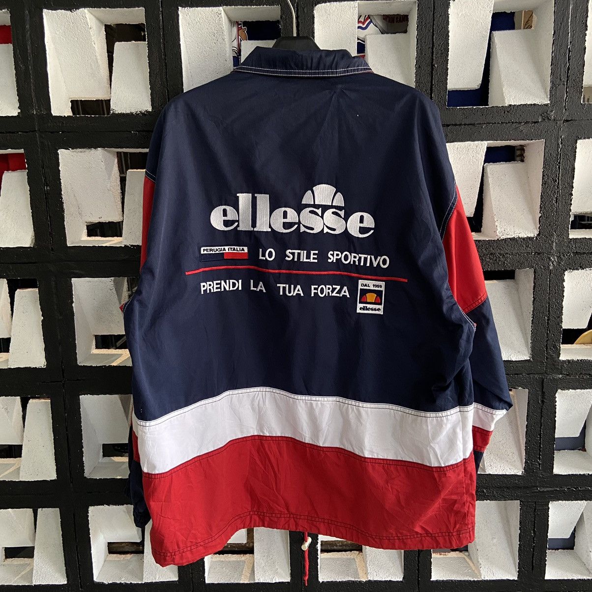 Ellesse Windbracker Ellesse threetone colour Size US L / EU 52-54 / 3 - 2 Thumbnail