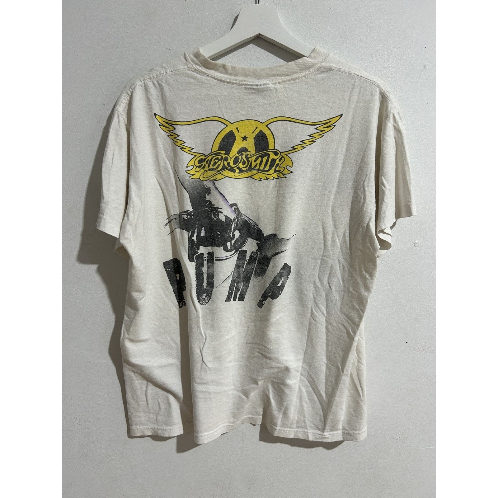 Other VINTAGE AEROSMITH PUMP CONERT TEE SIZE LARGE Size US L / EU 52-54 / 3 - 4 Thumbnail