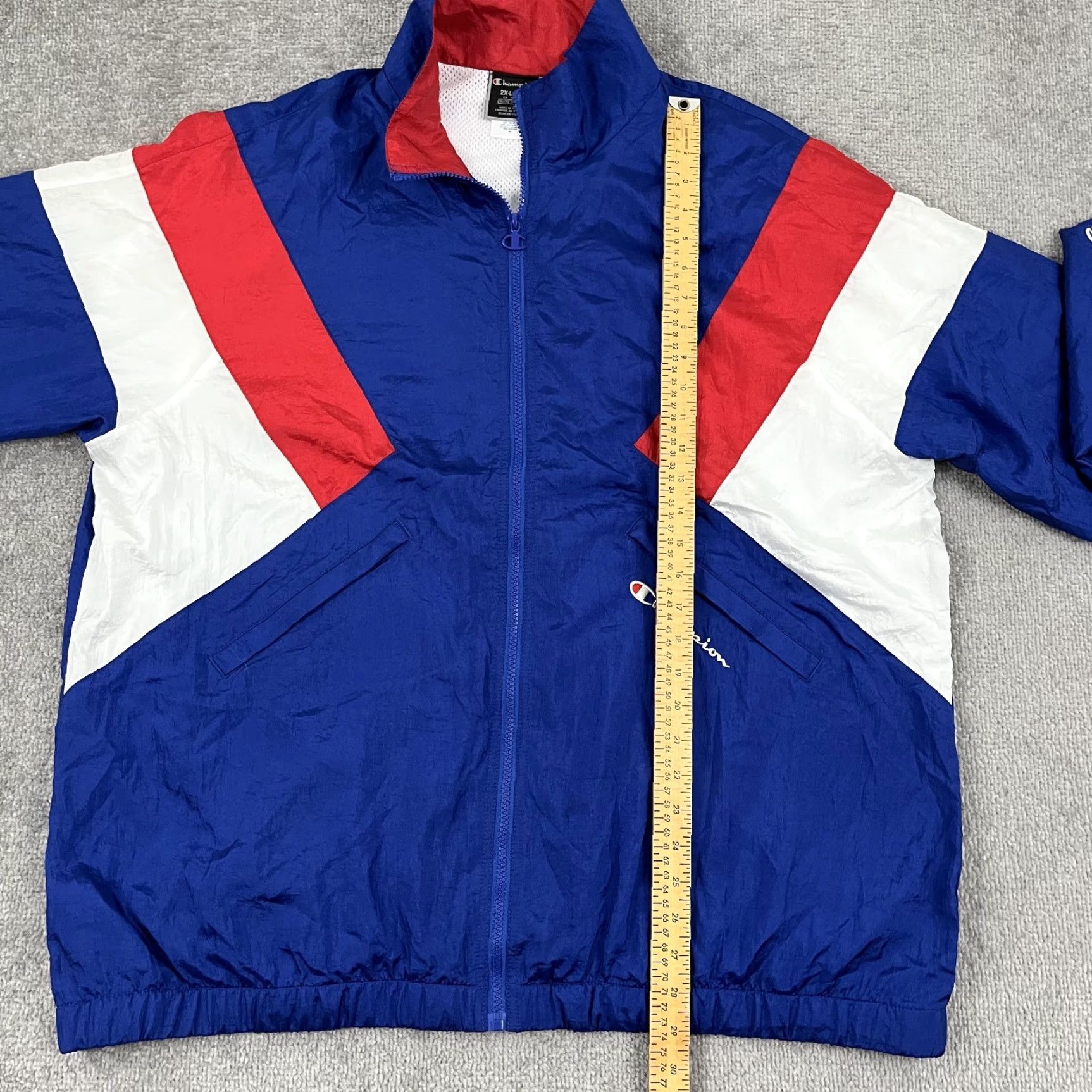 Champion VINTAGE Champion Track Jacket Mens 2XL Black Jacket Regular Fit Sports Outdoor Men 2XL Mens Size US XXL / EU 58 / 5 - 6 Thumbnail