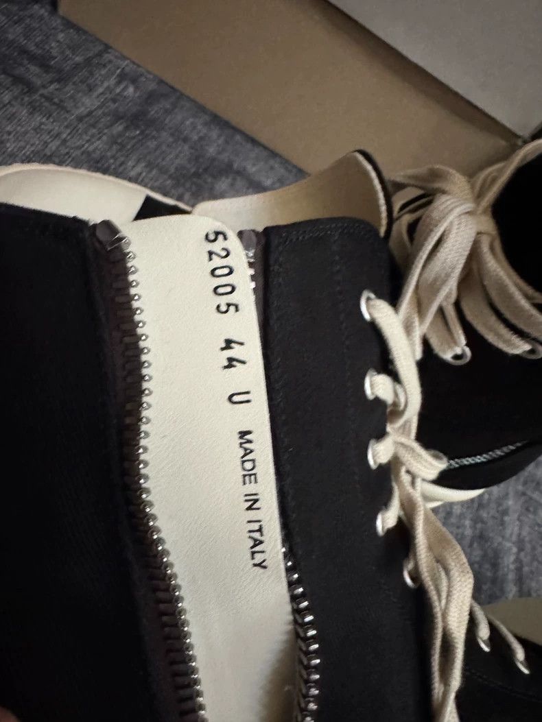 Rick Owens Rick Owens High top platform Converse shoes Size US 11 / EU 44 - 6 Thumbnail