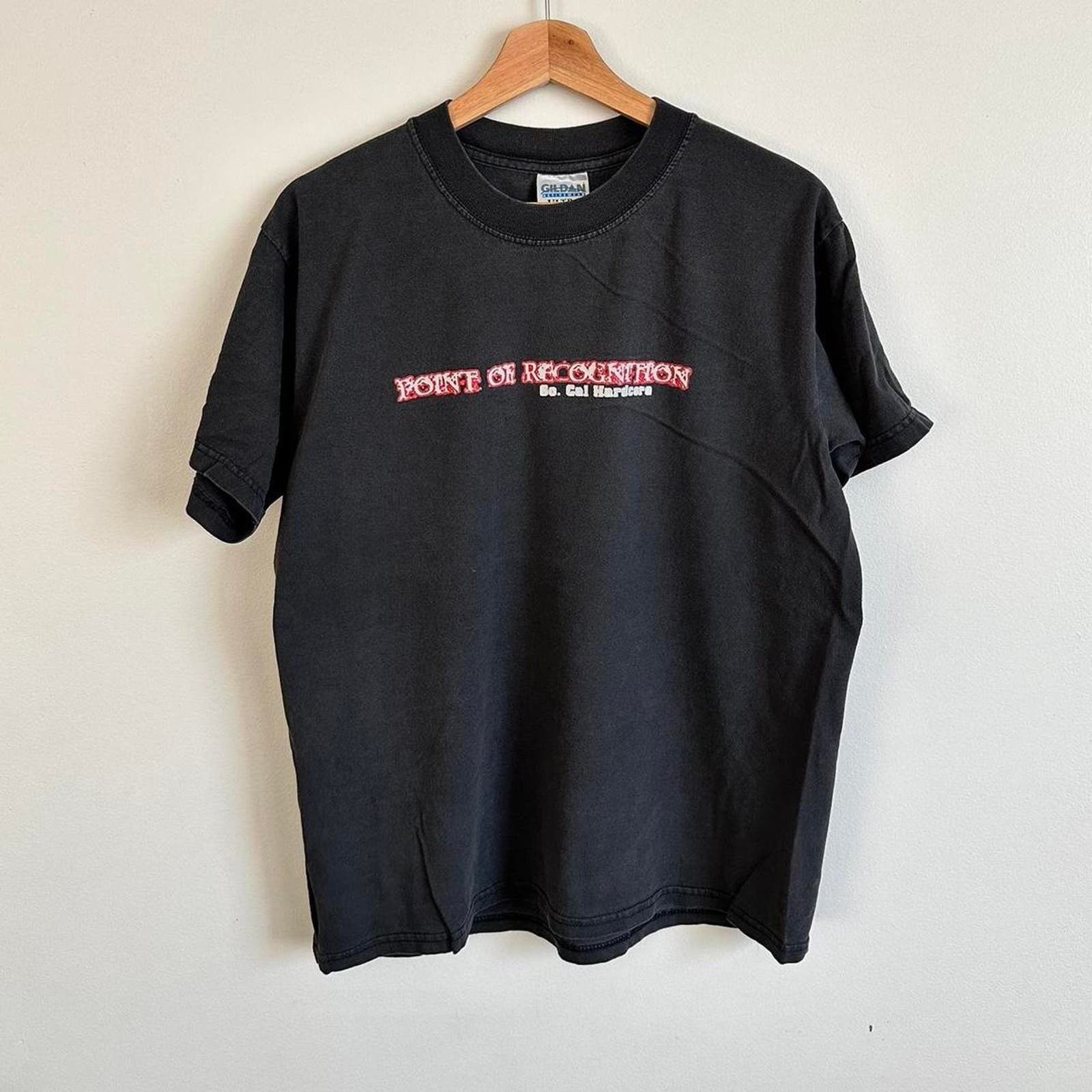image of Gildan Vvantage Point Of Recognition Band Shirt in Black, Men's (Size Medium)