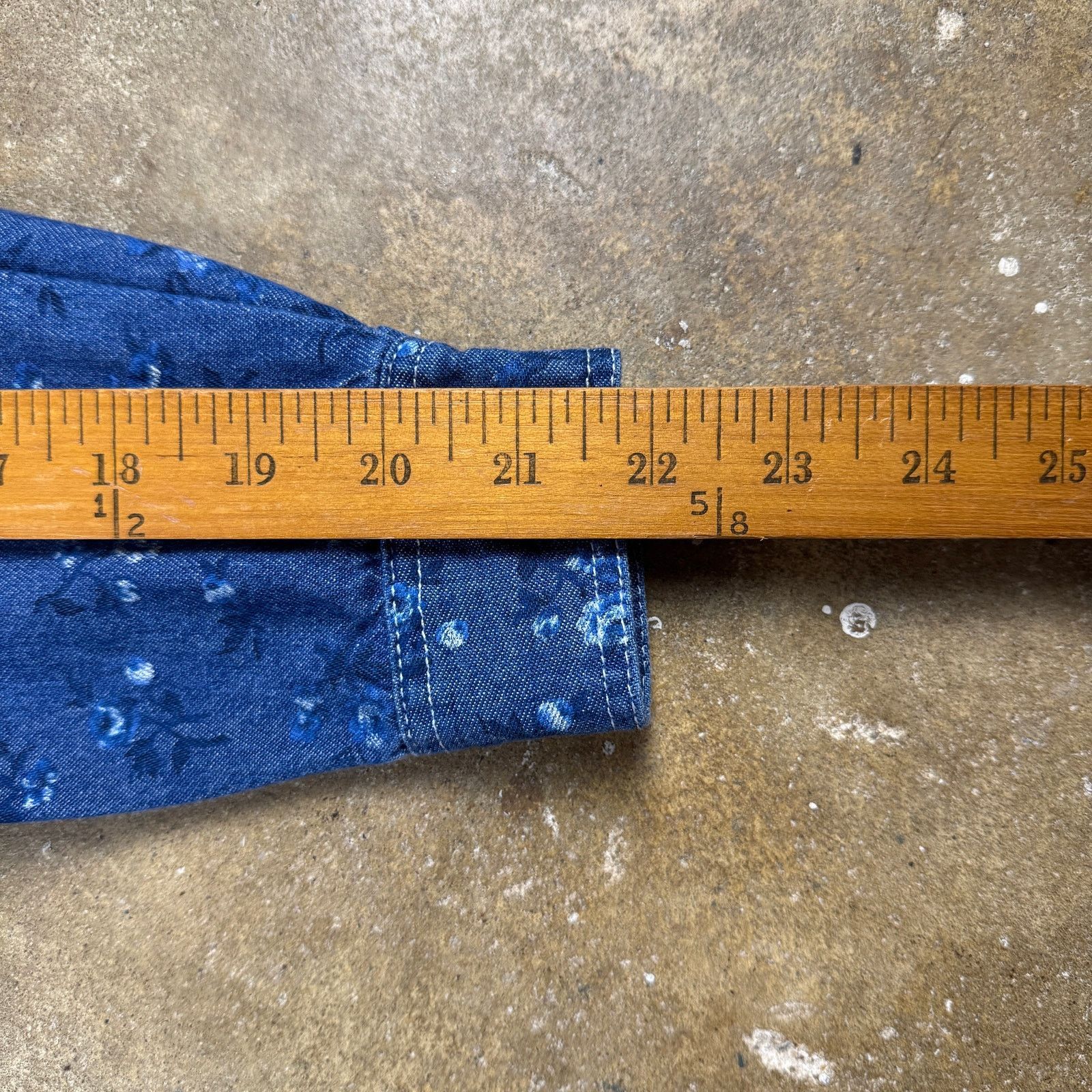 Cabin Creek Vtg Cabin Creek Women’s S Denim Floral Button Up Cottagecore Size S / US 4 / IT 40 - 10 Thumbnail