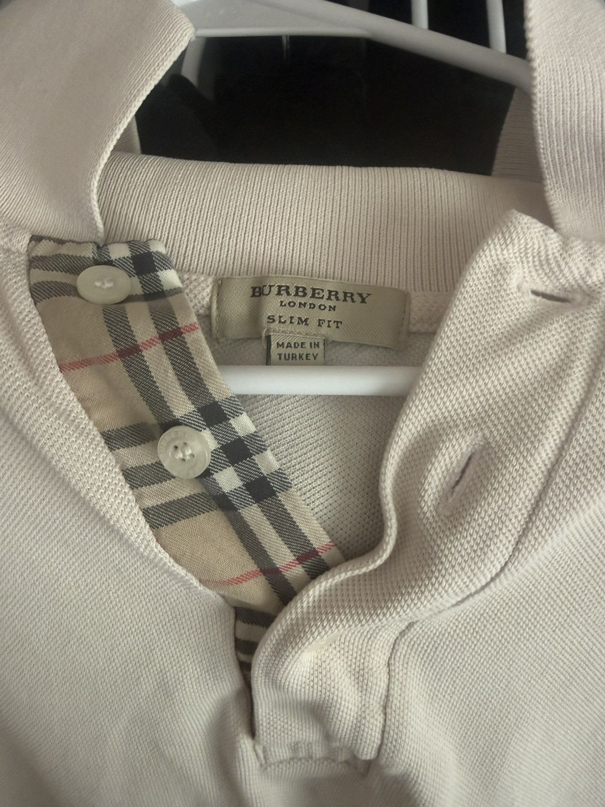 Burberry Burberry polo small logo - beige Size US S / EU 44-46 / 1 - 4 Thumbnail