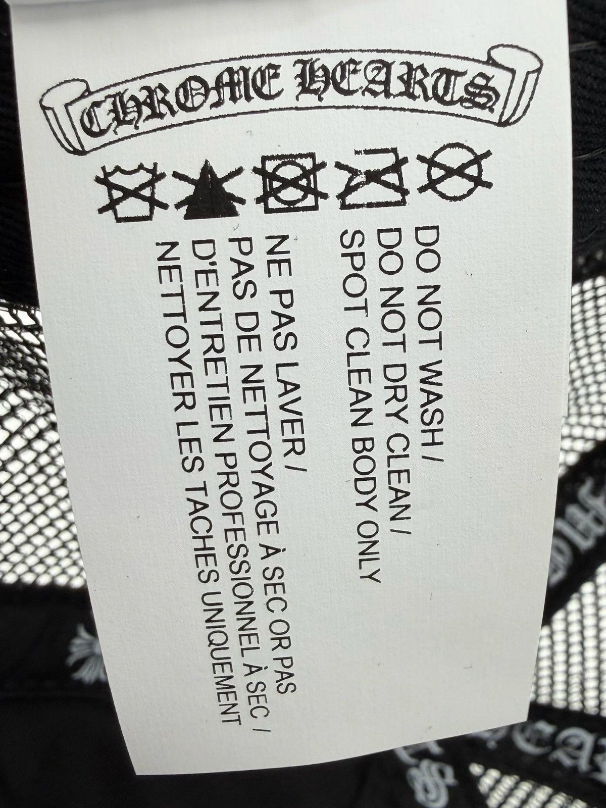 Chrome Hearts Chrome Hearts Pony Hair Triple Cross Trucker Hat Size ONE SIZE - 7 Thumbnail