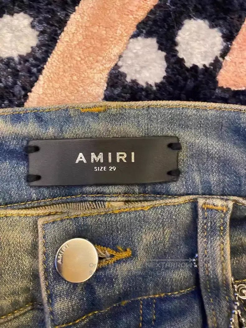 Amiri Amiri Classic Seasonal Glitter Destroyed Jeans Size 29 Size US 29 - 4 Thumbnail