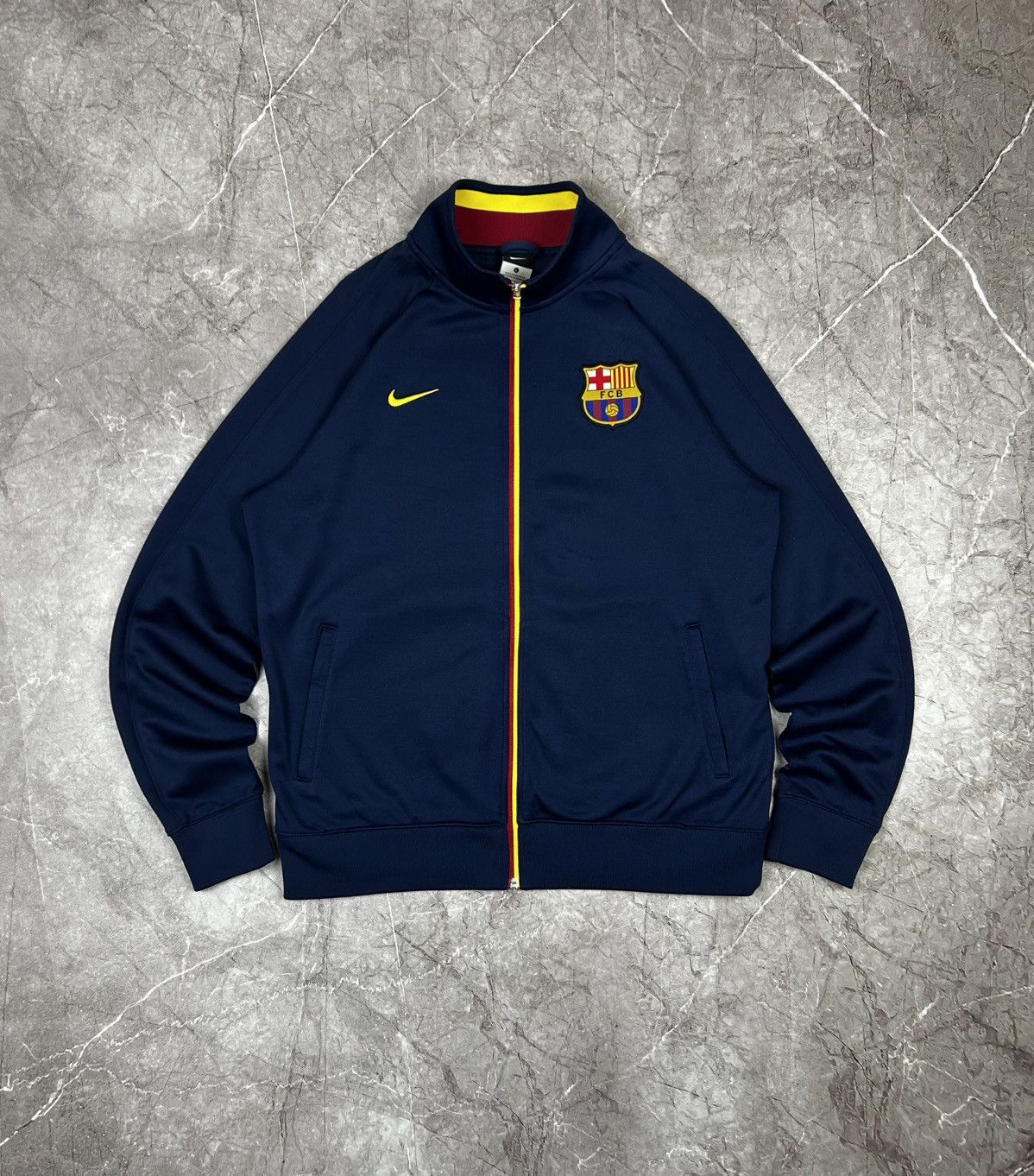Nike Nike F.C. Barcelona Football Track Top Soccer Jacket Rare Size US L / EU 52-54 / 3 - 1 Thumbnail