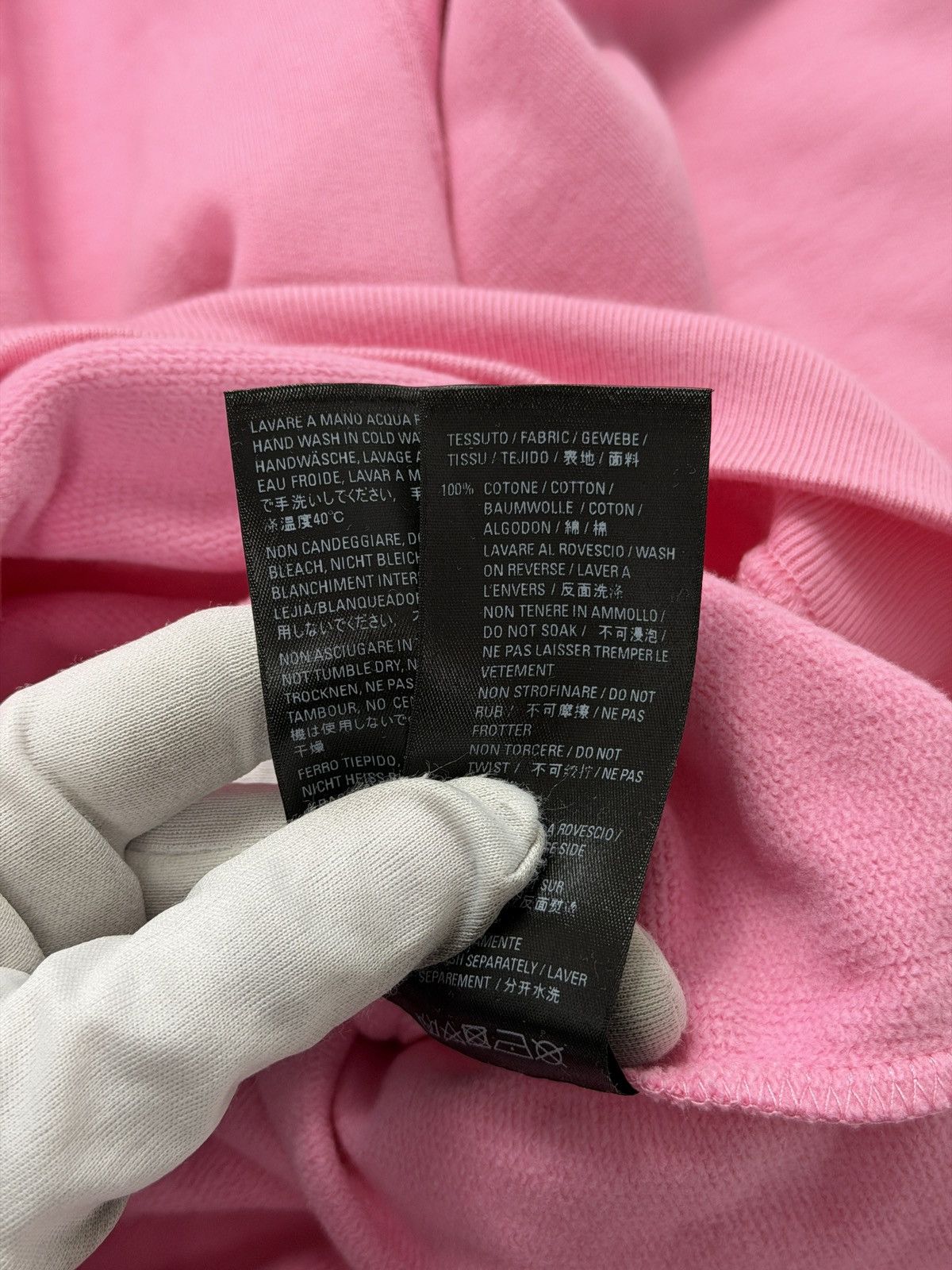 Balenciaga Balenciaga Bébé Rhinestones Pink Oversized Hoodie Size US S / EU 44-46 / 1 - 9 Thumbnail
