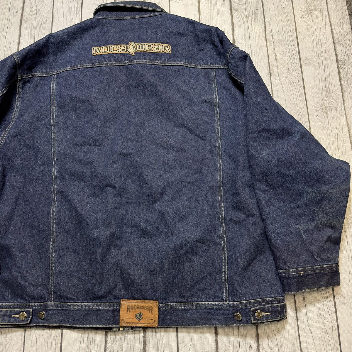 Rocawear × Vintage Vintage Rocawear denim jacket Size US XXL / EU 58 / 5 - 5 Thumbnail