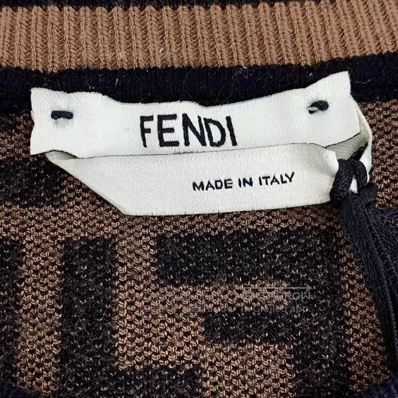 Fendi Fendi Brown Logo Letter Full Print Crewneck Short Sleeve K Size XXS / US 00 / IT 34 - 5 Thumbnail