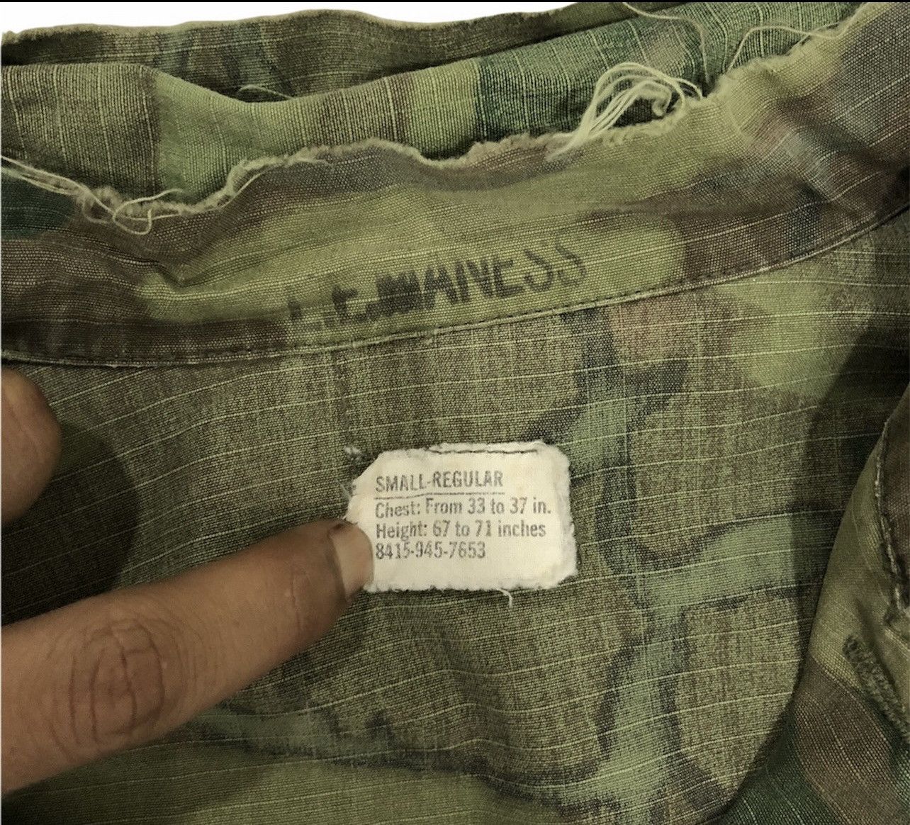 Other RARE VINTAGE USMC CAMO UFLAFE COMBAT WW2 Size US S / EU 44-46 / 1 - 7 Thumbnail