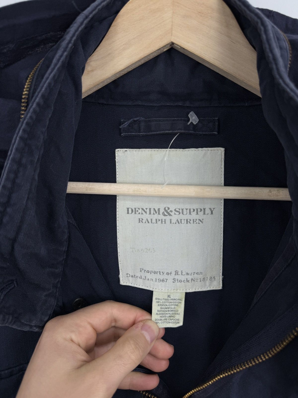 Denim & Supply Ralph Lauren × Polo Ralph Lauren × RRL Ralph Lauren 🇺🇸 Vintage Denim Supply Ralph Lauren Army Military Jacket Y2K Size US XL / EU 56 / 4 - 6 Thumbnail