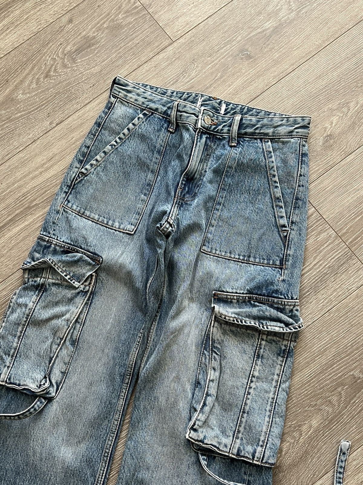 Vintage Vintage Y2K Dragon Baggy Jeans Cargo Pants Wide Leg Size US 30 / EU 46 - 11 Thumbnail