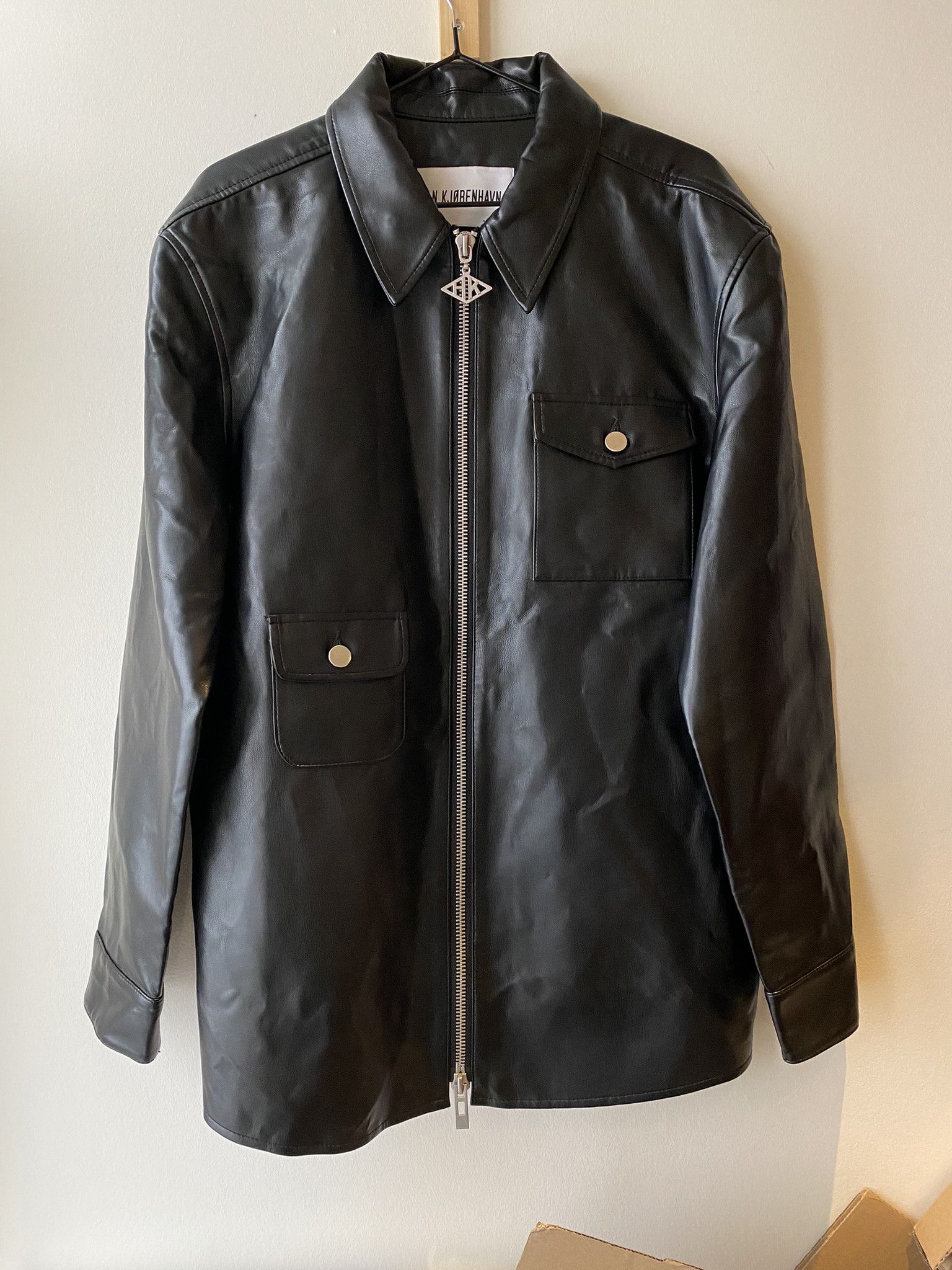 Han Kjobenhavn NWOT $750 - 46/S - Black Army Zip Shirt Size US S / EU 44-46 / 1 - 4 Thumbnail