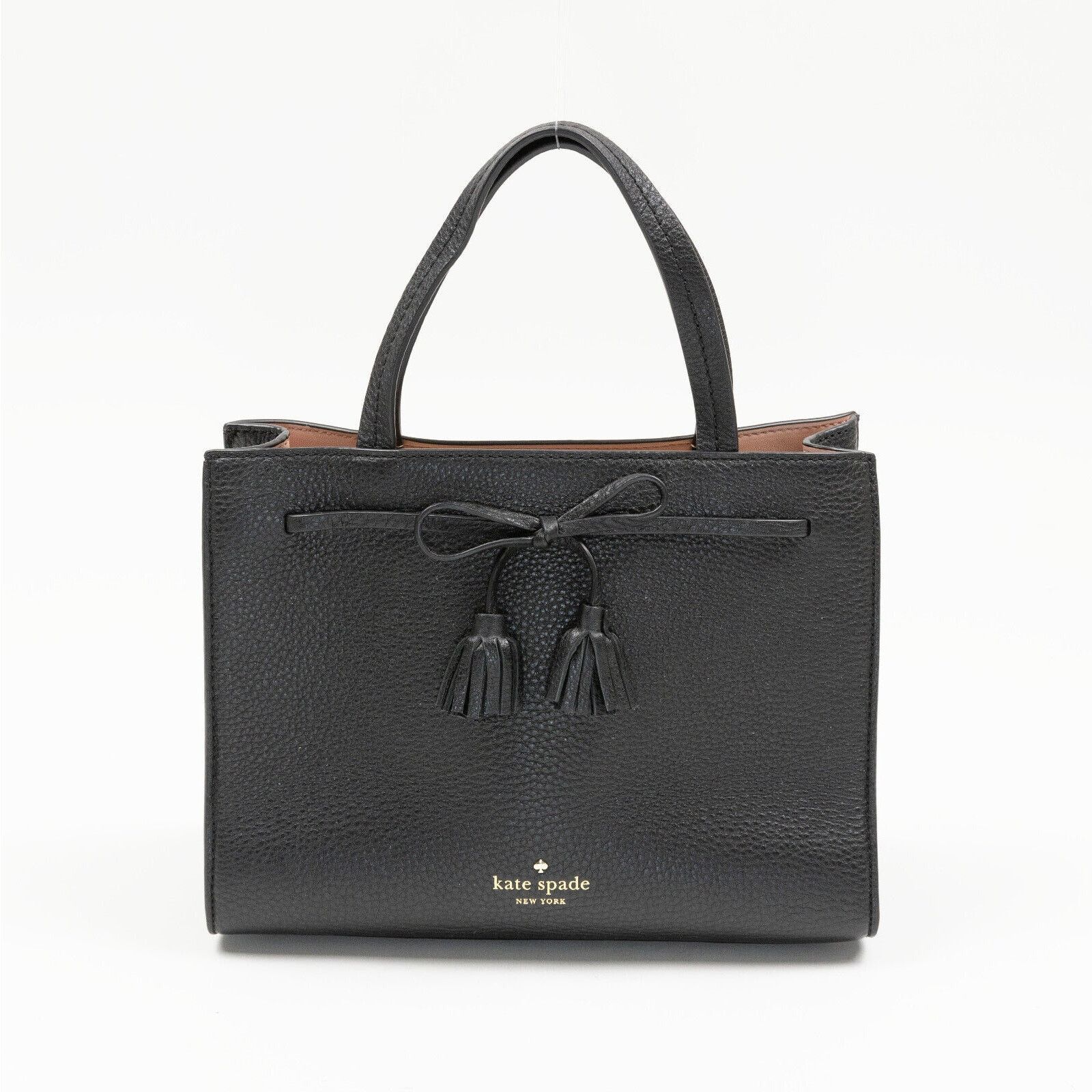 Kate Spade Kate Spade Hayes Street Isobel Small Leather Satchel Black Size ONE SIZE - 1 Thumbnail