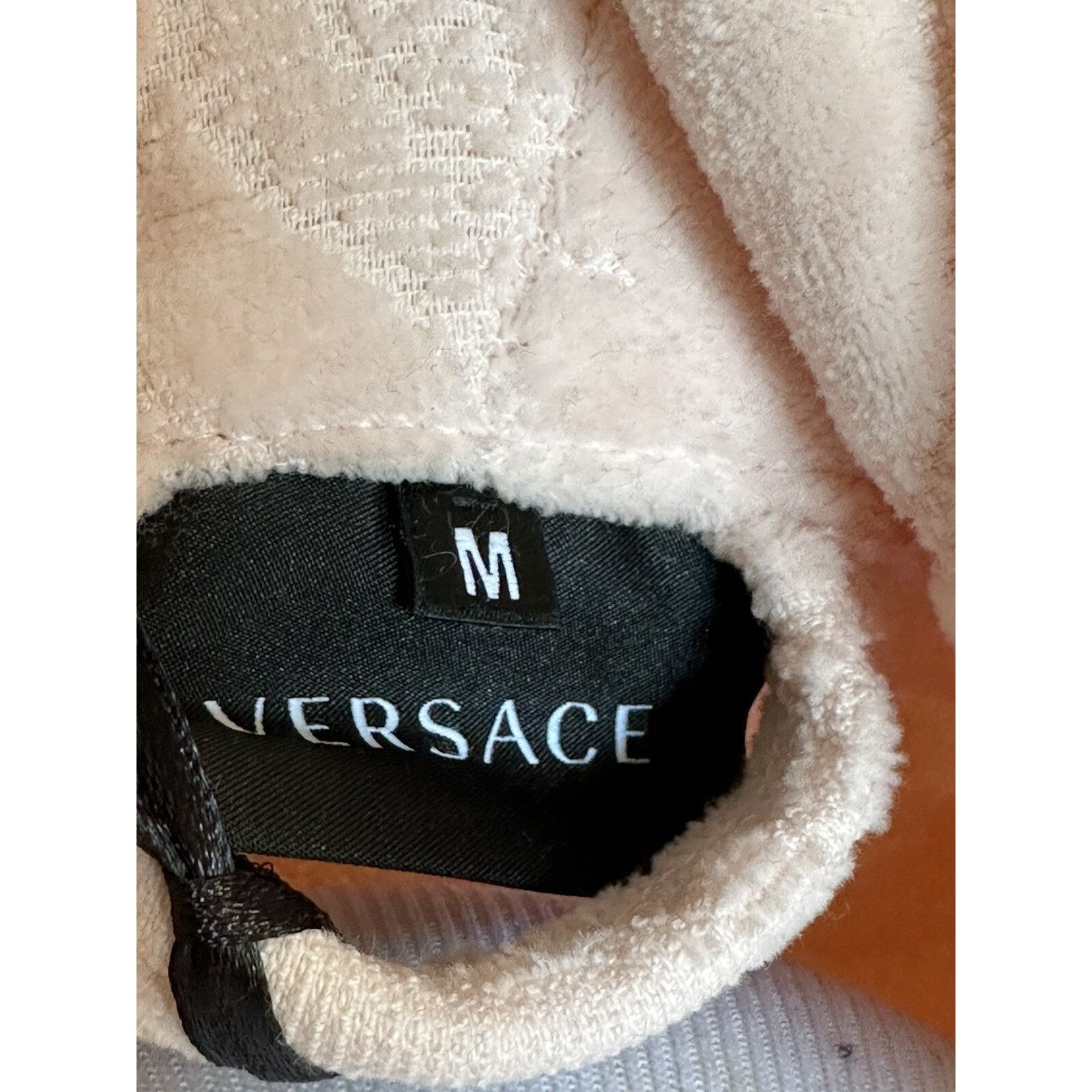 Versace Versace Medusa Cotton Terry Bath Robe Rose Medium ZACJ00008 Size ONE SIZE - 16 Thumbnail