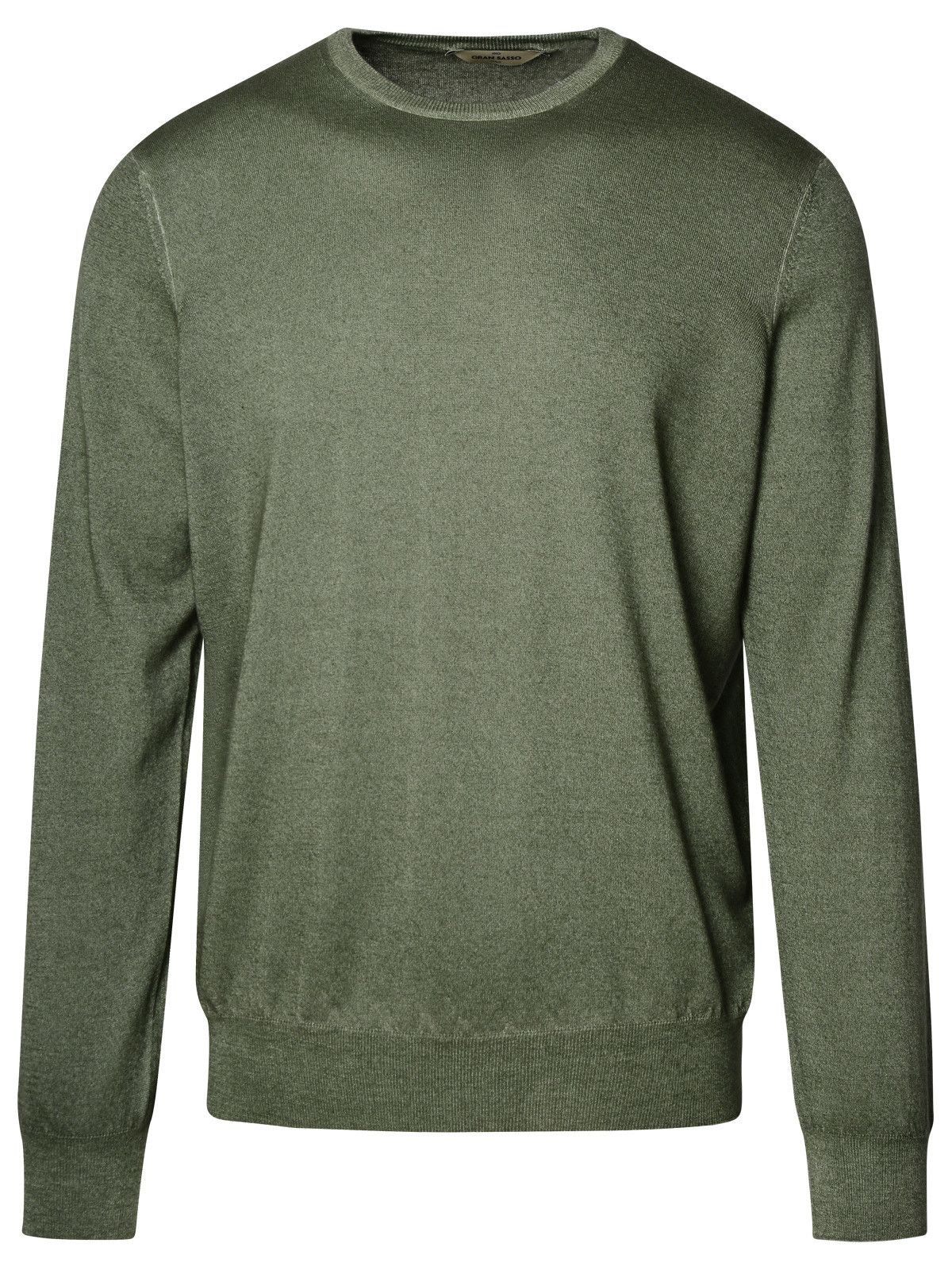 image of Gran Sasso Green Cashmere Sweater, Men's (Size Large)