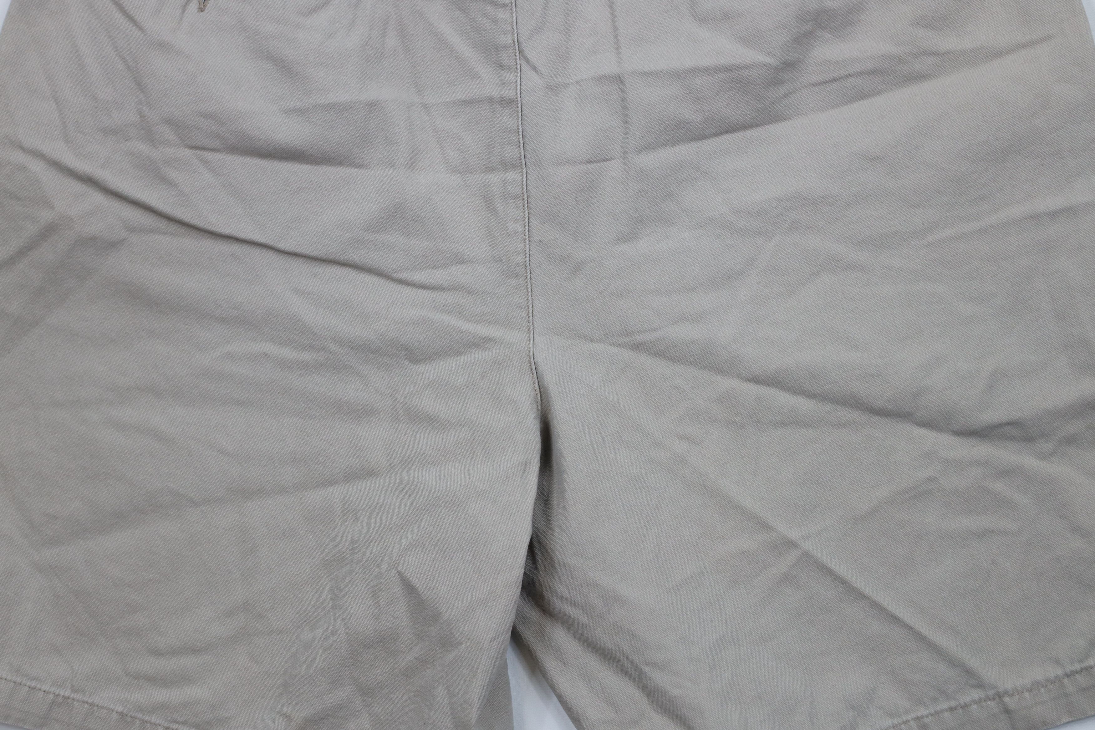 Nike × Vintage Vintage 90s Y2K Nike Golf Scott Mini Swoosh Canvas Shorts Size US 38 / EU 54 - 11 Thumbnail
