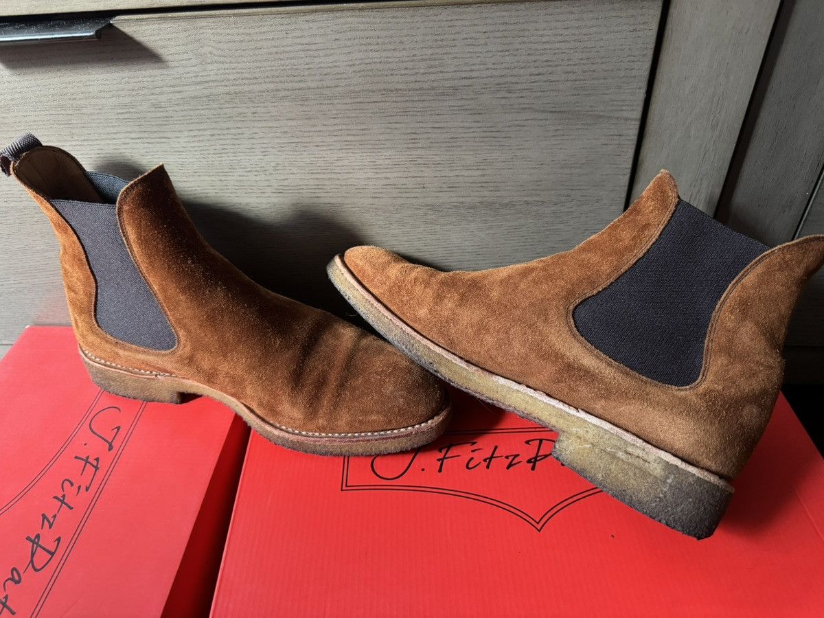 J.FitzPatrick J. Fitzpatrick ALKI Chelsea Boot Fox Suede Size US 7 / EU 40 - 5 Thumbnail
