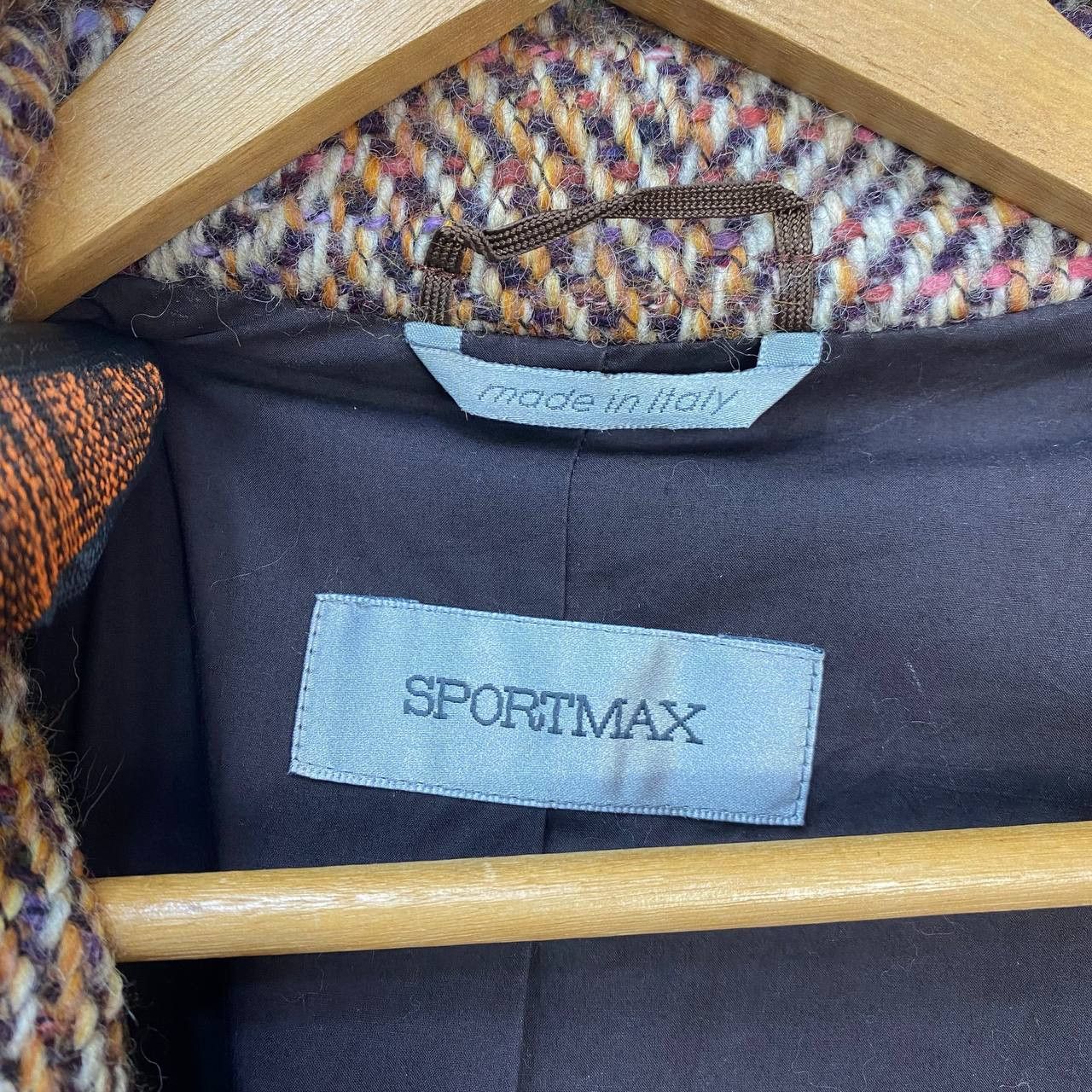 Max Mara MAX MARA TWEED KNITTED LONG COAT Size XS / US 0-2 / IT 36-38 - 16 Thumbnail