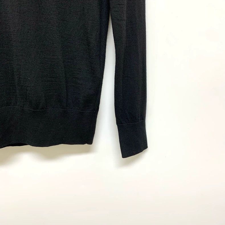 Loro Piana LORO PIANA Black knit sweater Size L / US 10 / IT 46 - 6 Thumbnail
