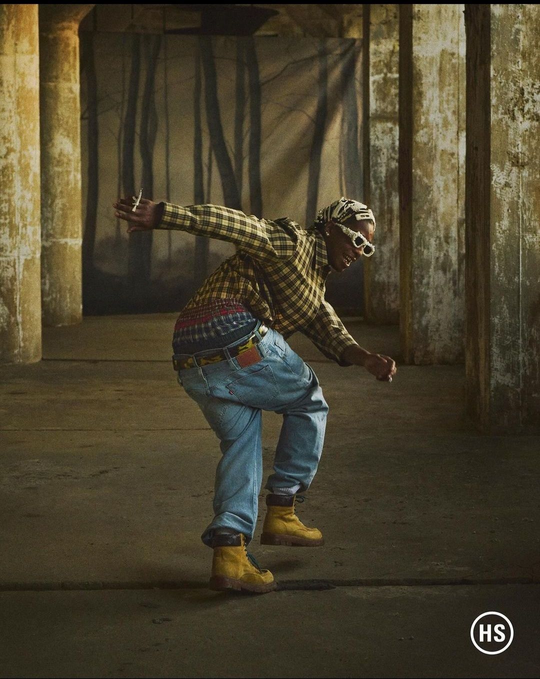 Flannel × Vintage 80s Vintage Heavy Flannel Plaid Shirt Travis Scott Style Size US M / EU 48-50 / 2 - 3 Thumbnail