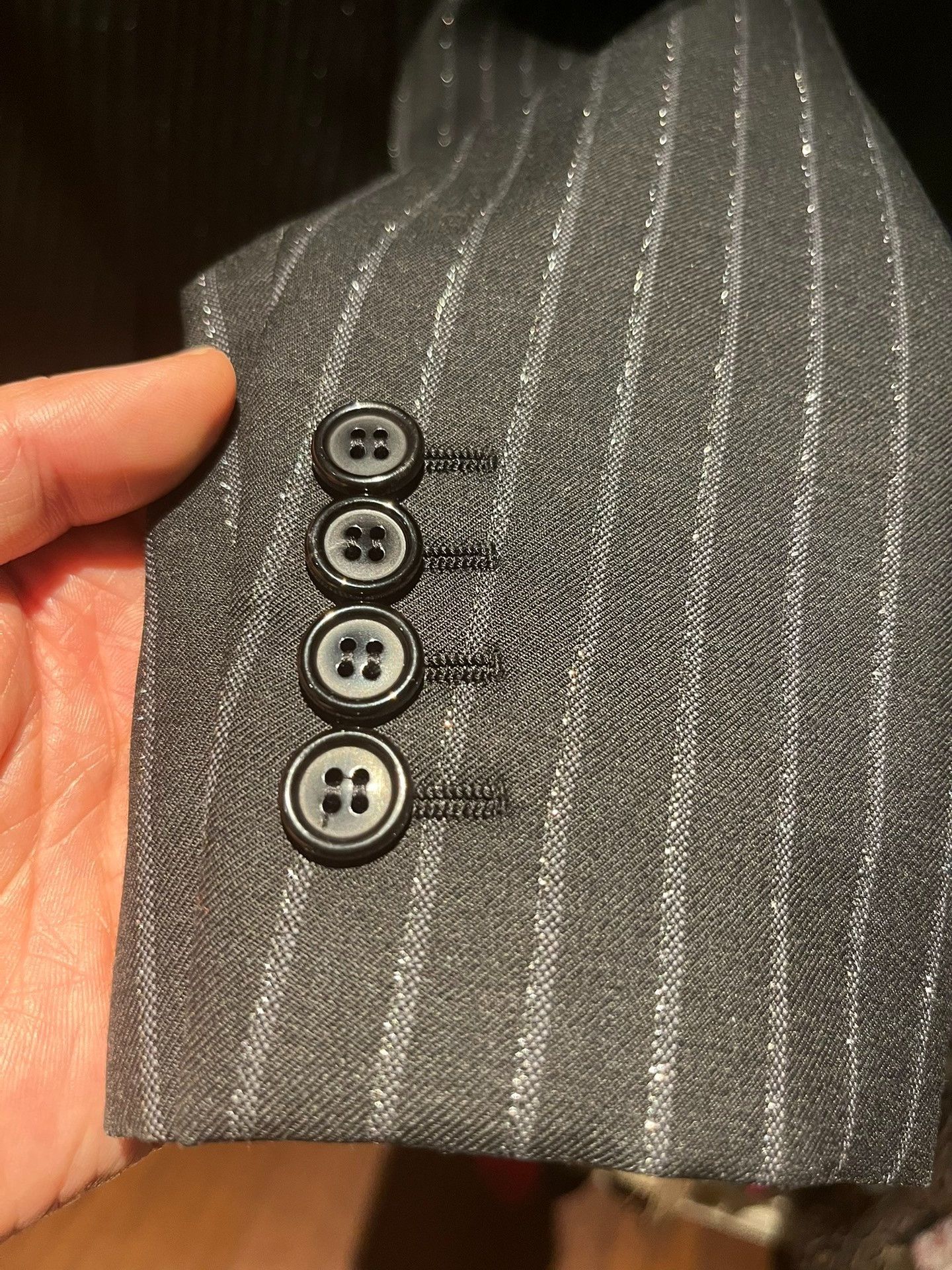 Saint Laurent Paris Saint Laurent SLP Silver Thread Suit Size US M / EU 48-50 / 2 - 7 Thumbnail