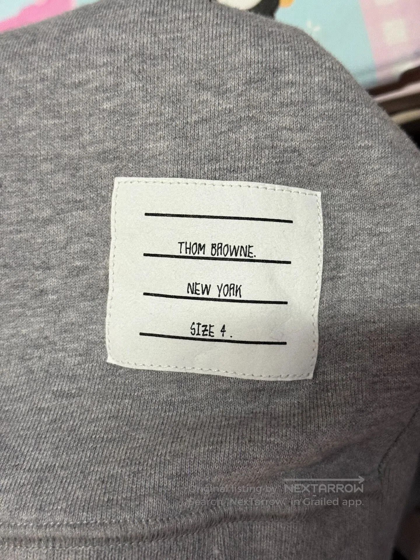 Thom Browne thom browne gray crewneck sweatshirt for men. Size US M / EU 48-50 / 2 - 4 Thumbnail