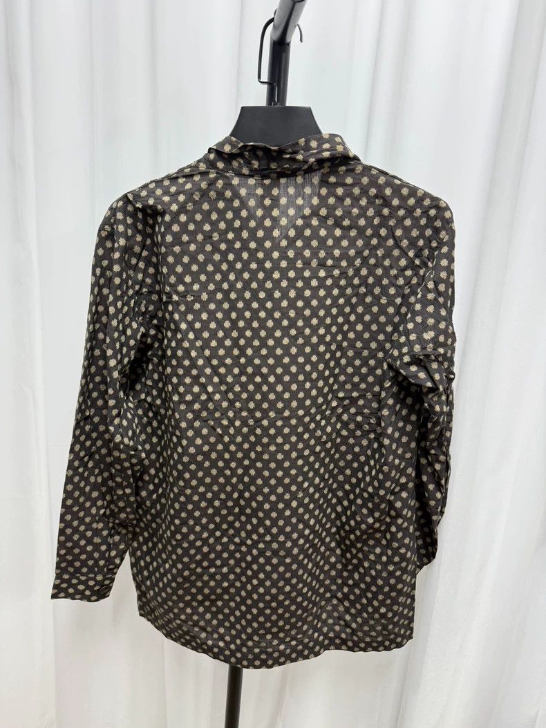 Issey Miyake Issey Miyake Brown pen collar long sleeves Size XS / US 0-2 / IT 36-38 - 6 Thumbnail