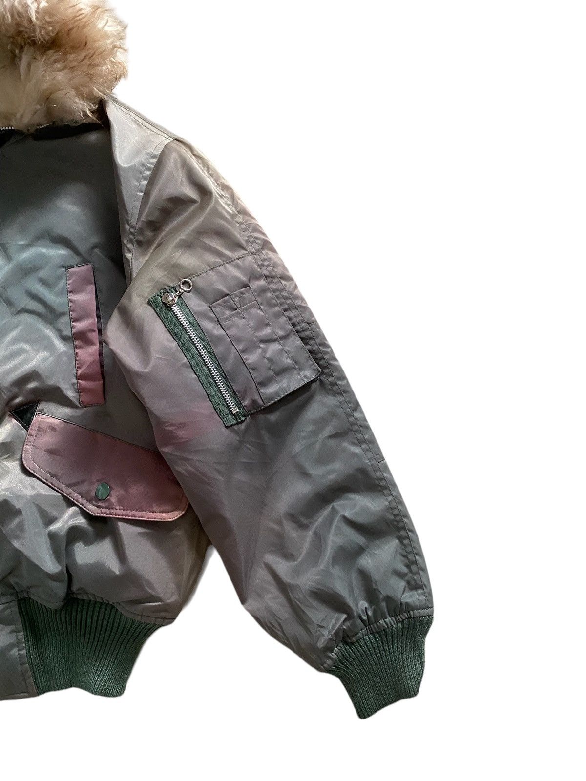 Alpha Industries Vintage AIR FORCE FUR AW82( USAF) jacket flyers nice design Size US M / EU 48-50 / 2 - 7 Thumbnail
