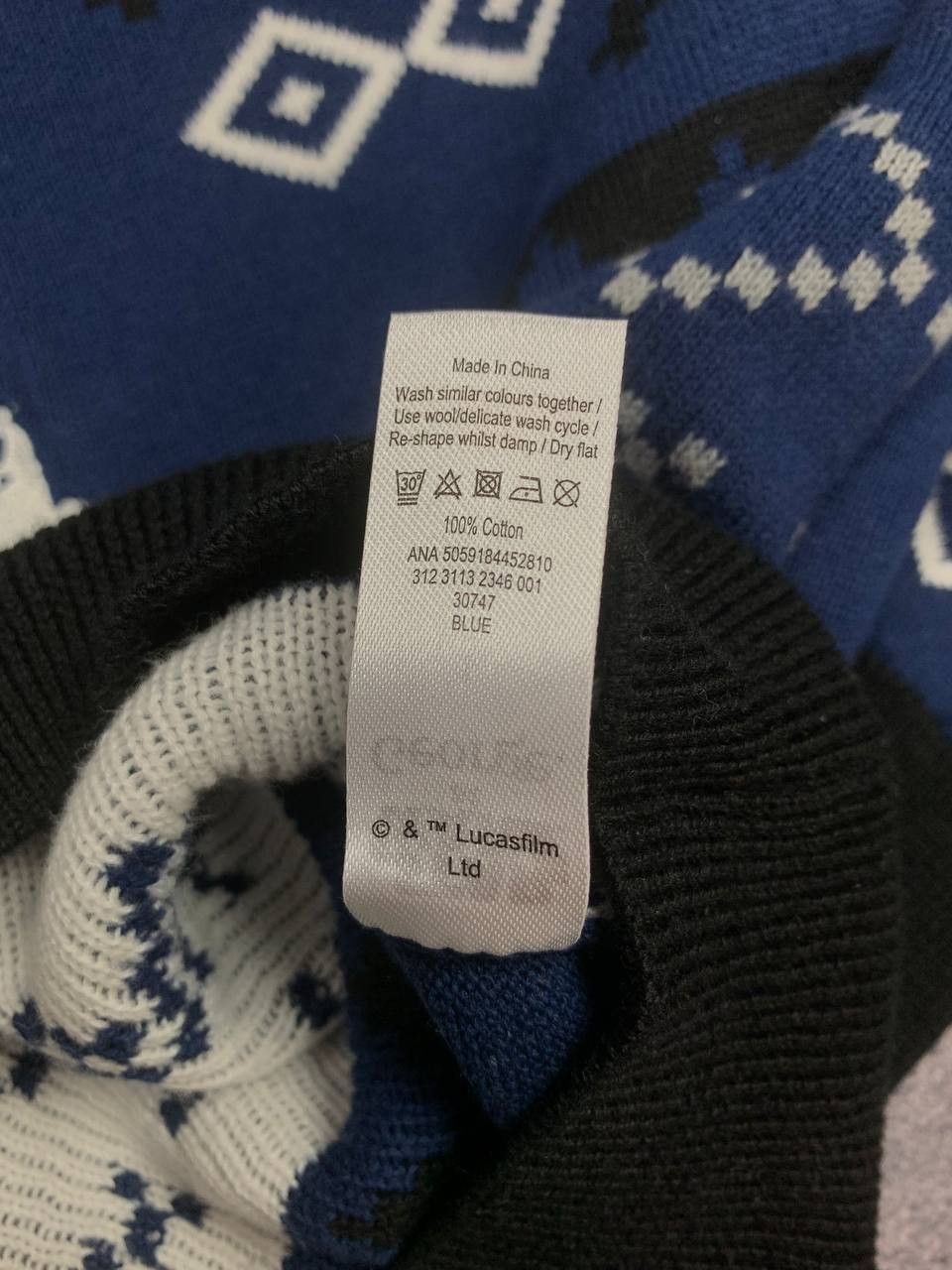 Star Wars Star Wars Blue Holiday Sweater Size L – Cotton – Classic Size US L / EU 52-54 / 3 - 20 Thumbnail