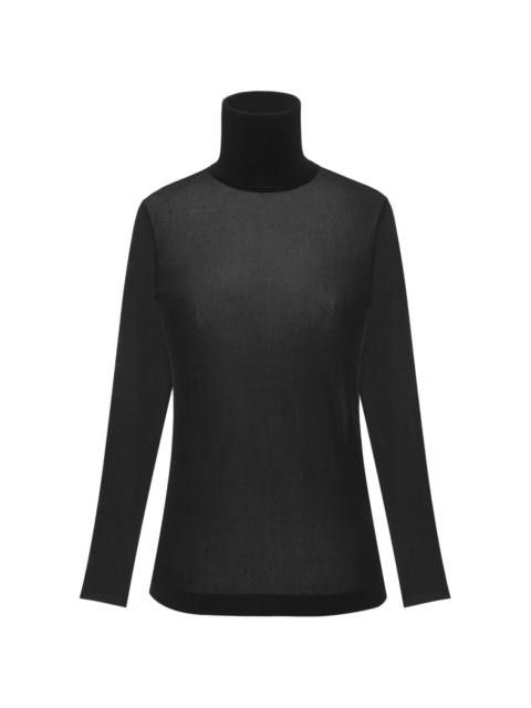 Saint Laurent Paris turtleneck top sweater in knit Size XL / US 12-14 / IT 48-50 - 1 Thumbnail