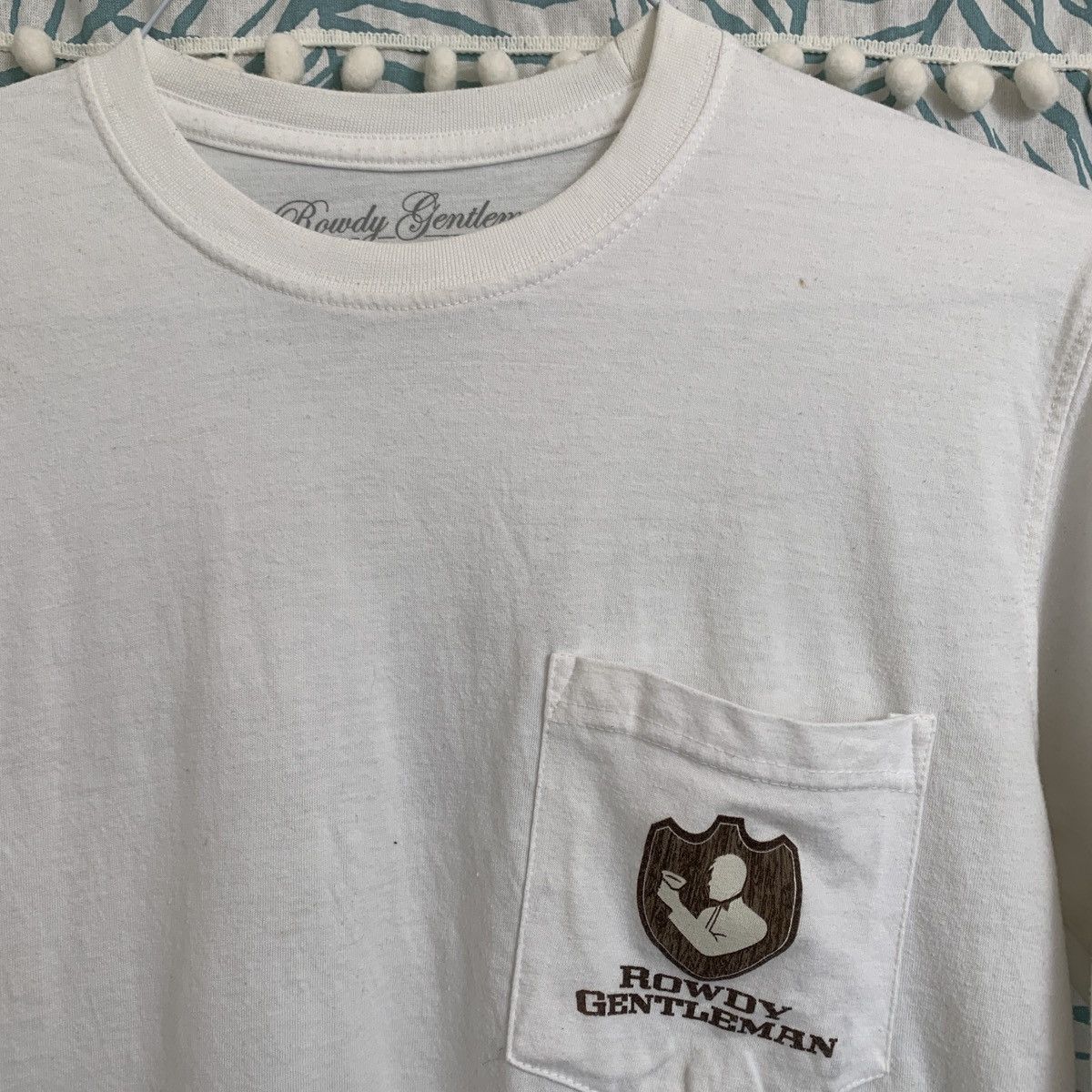 Other Rowdy Gentleman white graphic long sleeve pocket tee Size US S / EU 44-46 / 1 - 4 Thumbnail