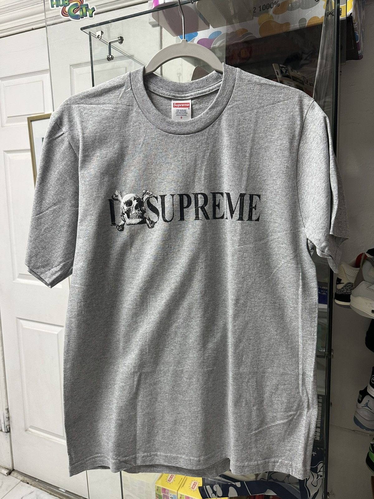 Supreme Supreme ‘Skull Tee’ (Grey) Size US S / EU 44-46 / 1 - 1 Thumbnail