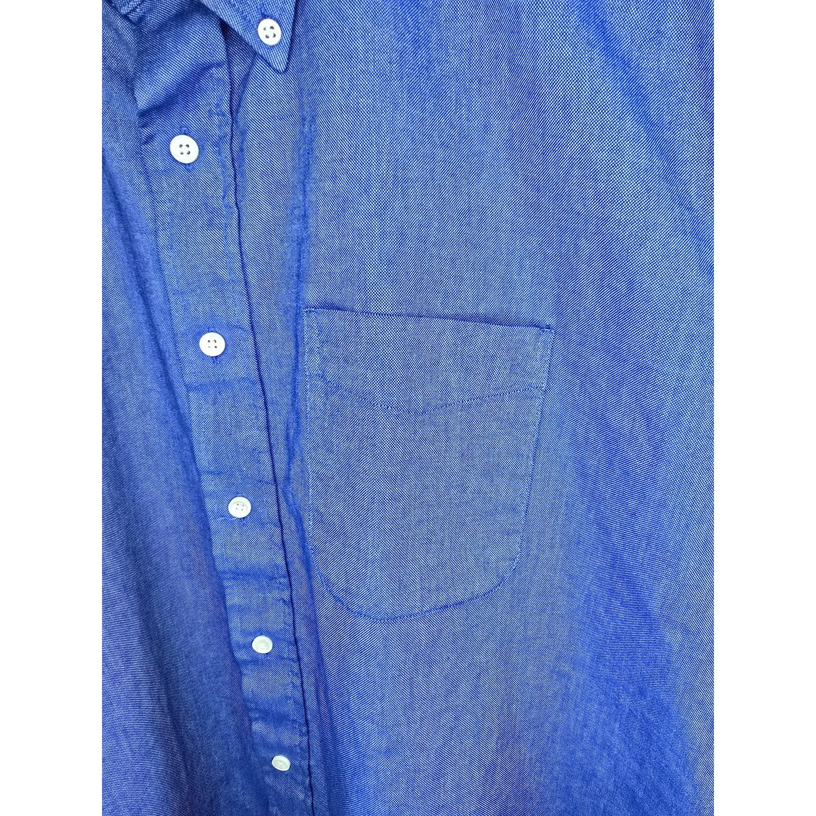 L.L. Bean × Vintage Vintage LL Bean Button Up Blue Shirt Mens XL 90s Button Down Size US XL / EU 56 / 4 - 5 Thumbnail