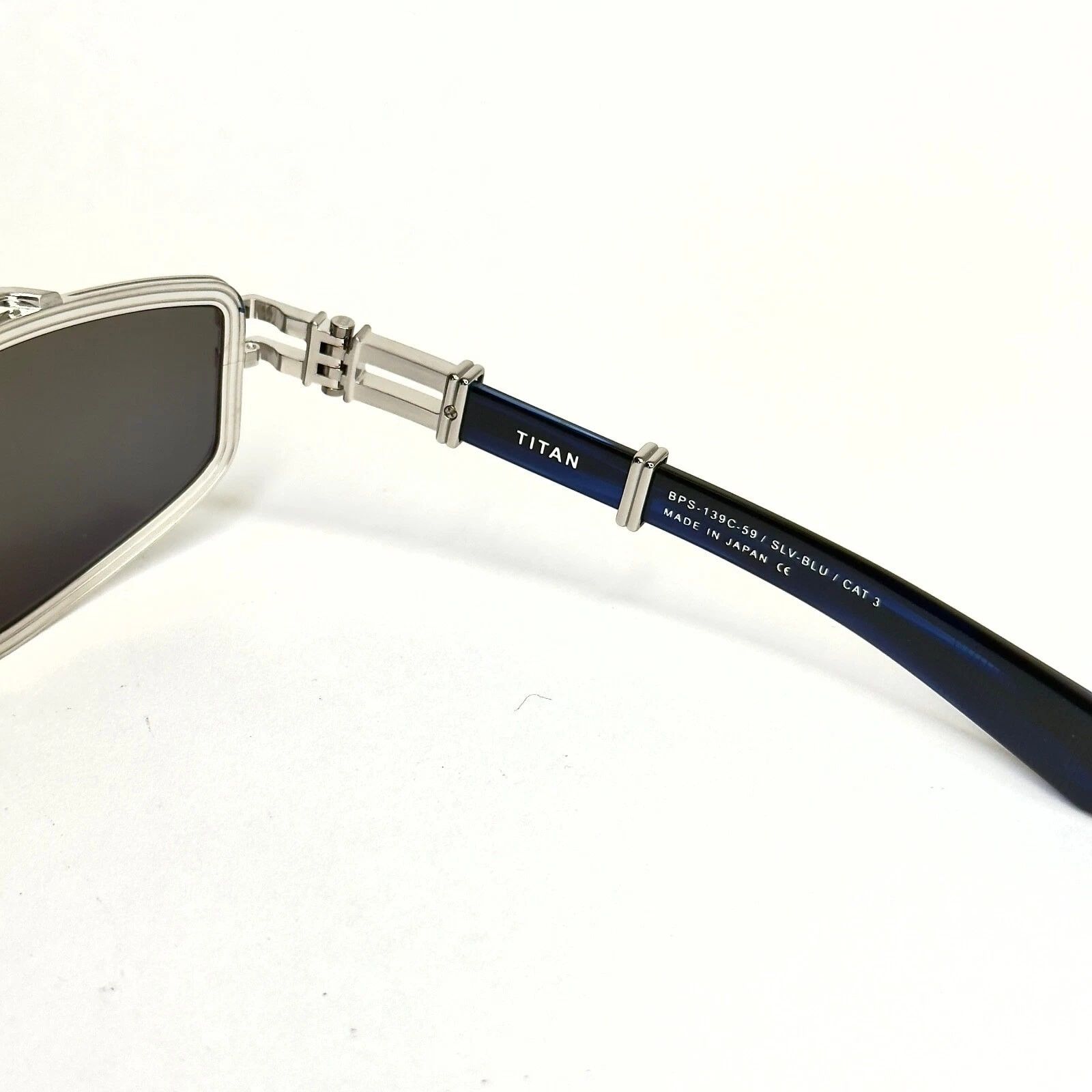 Balmain BALMAIN TITAN BY AKONI BPS139 Titanium BPS 139C Sunglass Size ONE SIZE - 6 Thumbnail