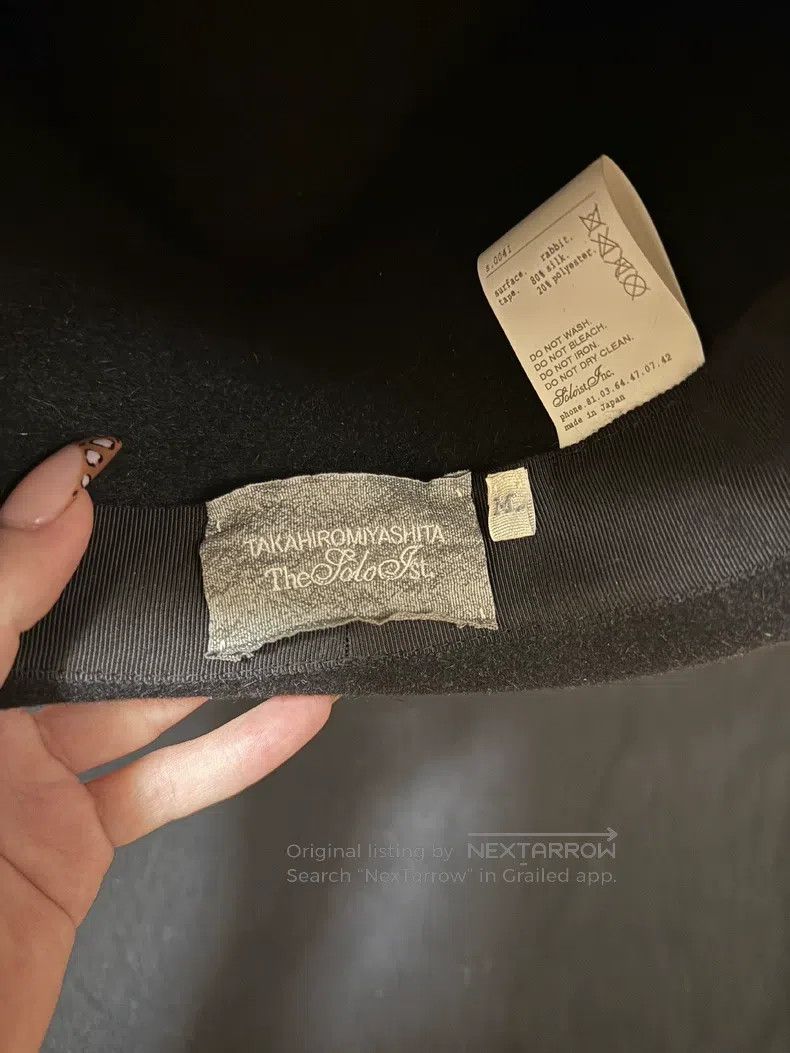 Takahiromiyashita The Soloist. Takahiromiyashita The Soloist. Size M Rabbit fur hat Size ONE SIZE - 4 Thumbnail