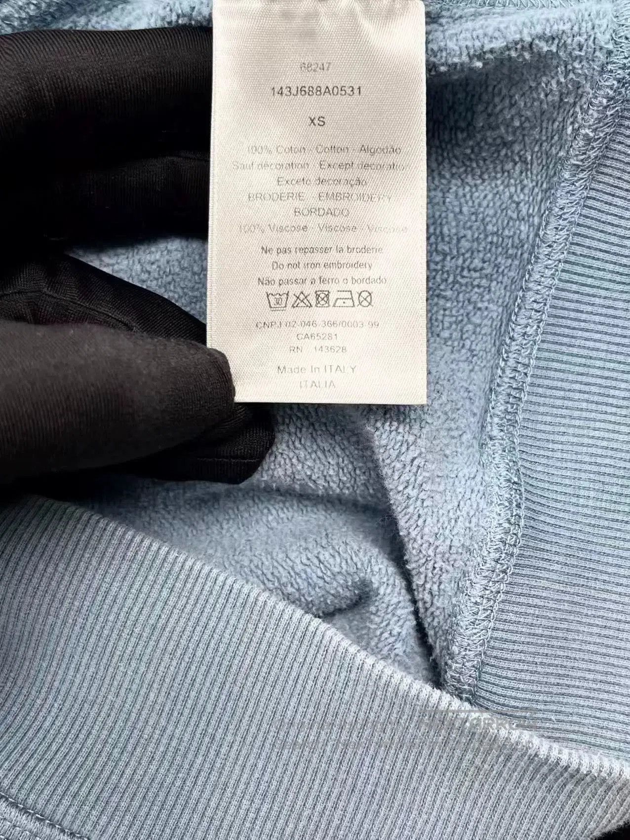 Dior dior x peter doig misty blue hoodie. Size US XS / EU 42 / 0 - 6 Thumbnail