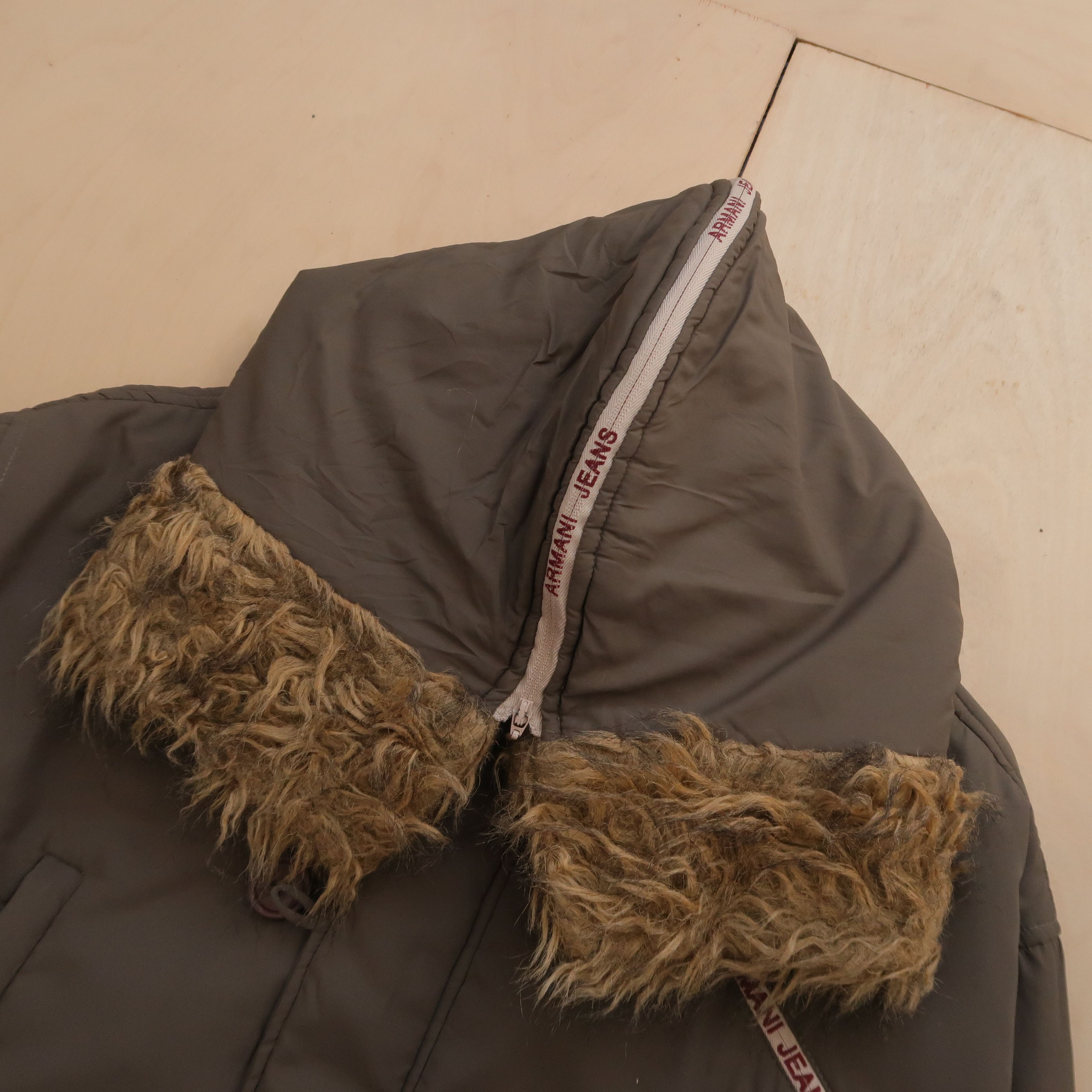 Armani 1990s Armani N-2B Military Fur Faux Jacket Size US M / EU 48-50 / 2 - 20 Thumbnail