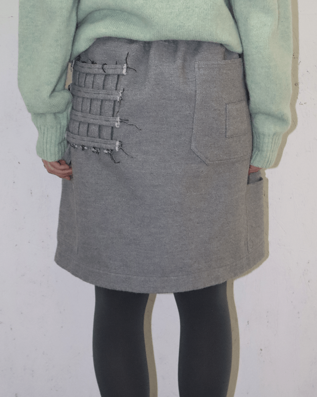 Bernhard Willhelm Bernhard Willhelm Chou Chou Skirt Grey Size 25" / US 0 / IT 36 - 4 Thumbnail