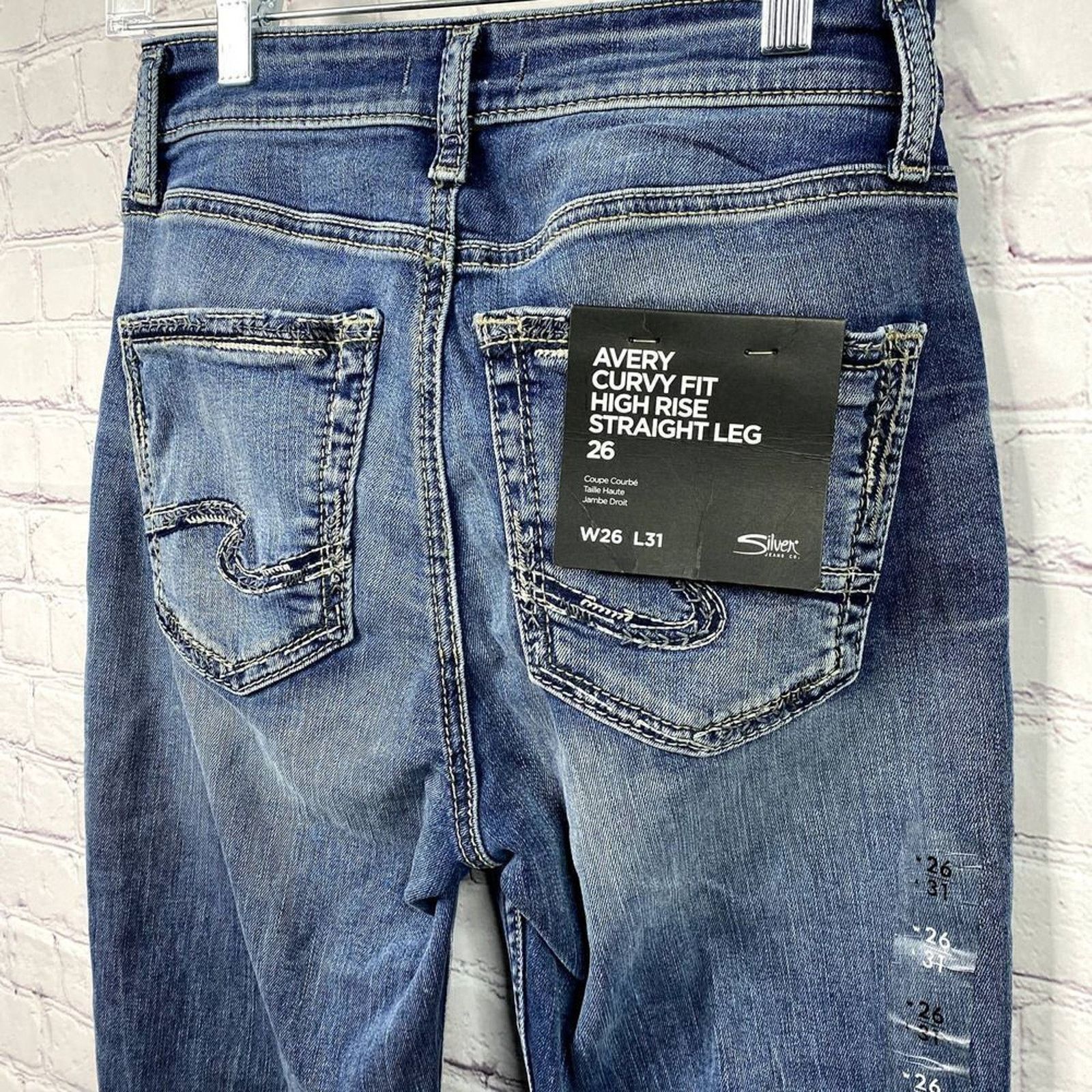 Other NWT Silver Jeans, Avery Curvy Fit Size 26" / US 2 / IT 38 - 5 Thumbnail