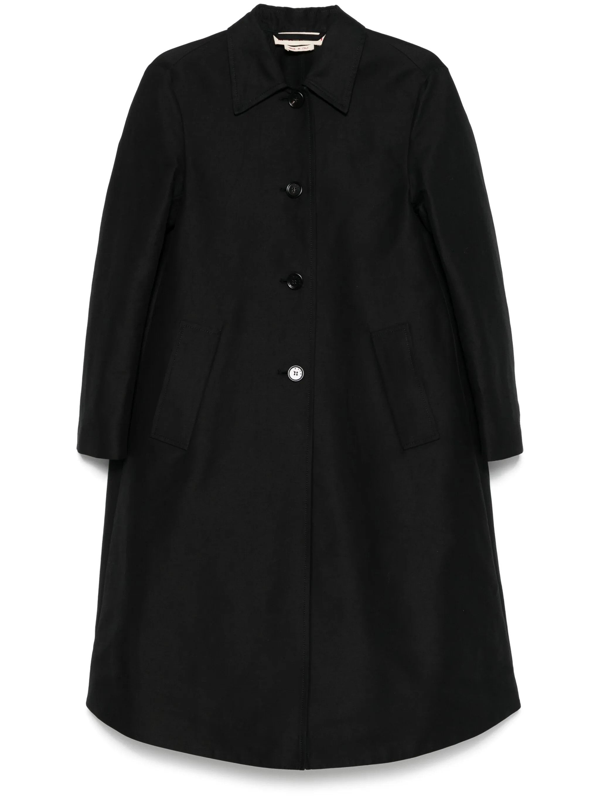 Marni o1s22i1n0525 Cotton Raincoat in Black Size XS / US 0-2 / IT 36-38 - 1 Thumbnail