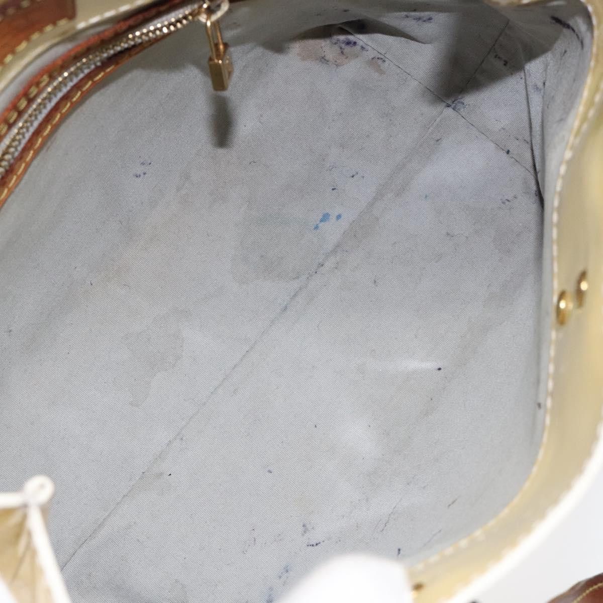 Louis Vuitton LOUIS VUITTON Monogram Vernis Reade PM Hand Bag Perle M91336 Size ONE SIZE - 10 Thumbnail