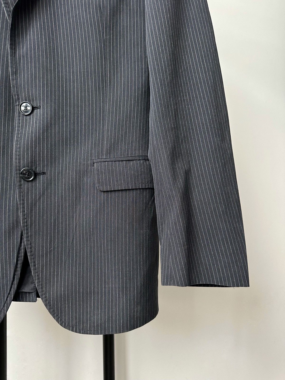 Dolce & Gabbana Vintage Dolce & Gabbana Luxury Striped Suit Blazer Pants Size 48S - 7 Thumbnail