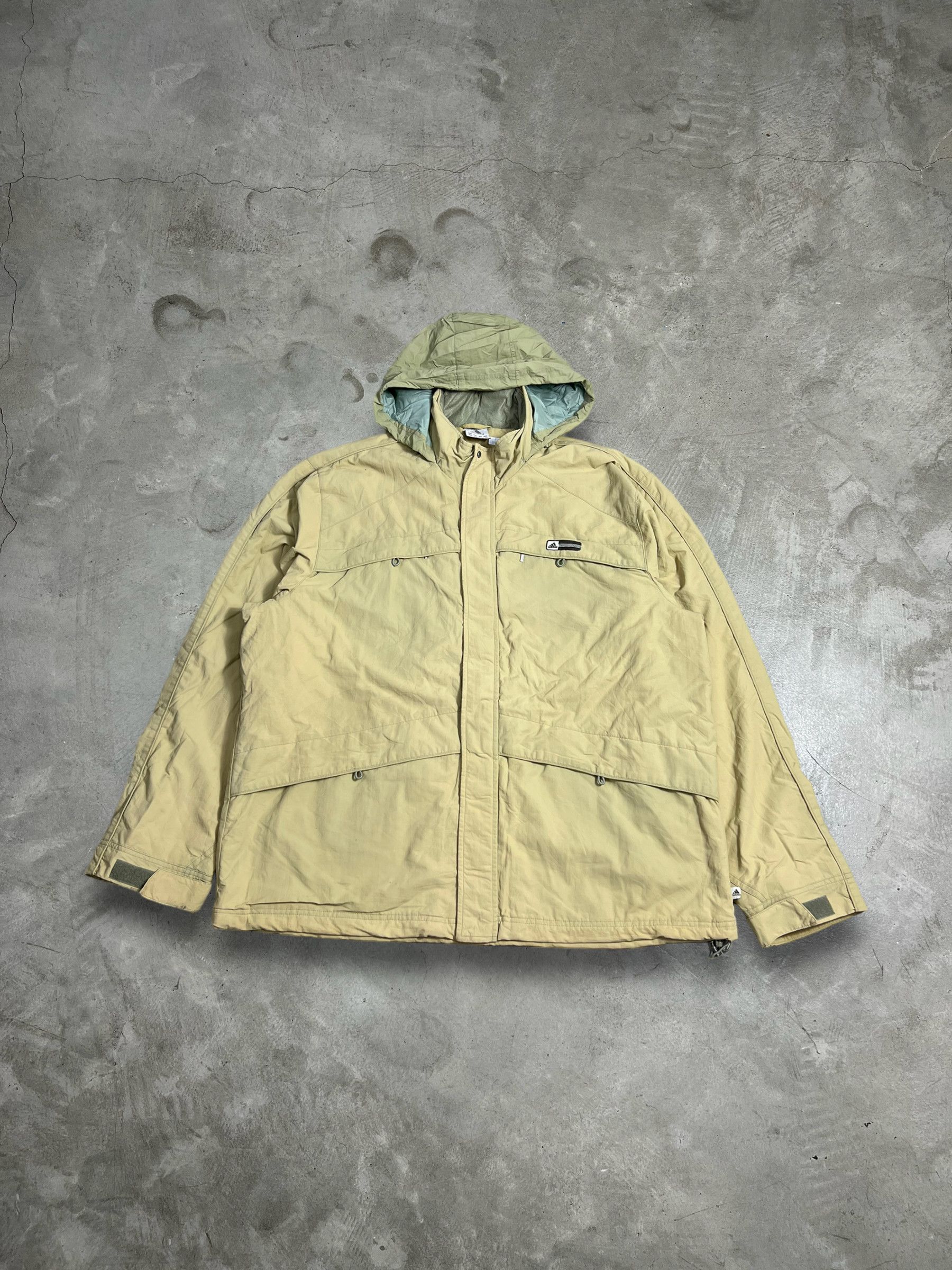 Adidas Vintage Adidas Lined Polyester Jacket (XL) JK278 Size US XL / EU 56 / 4 - 1 Thumbnail