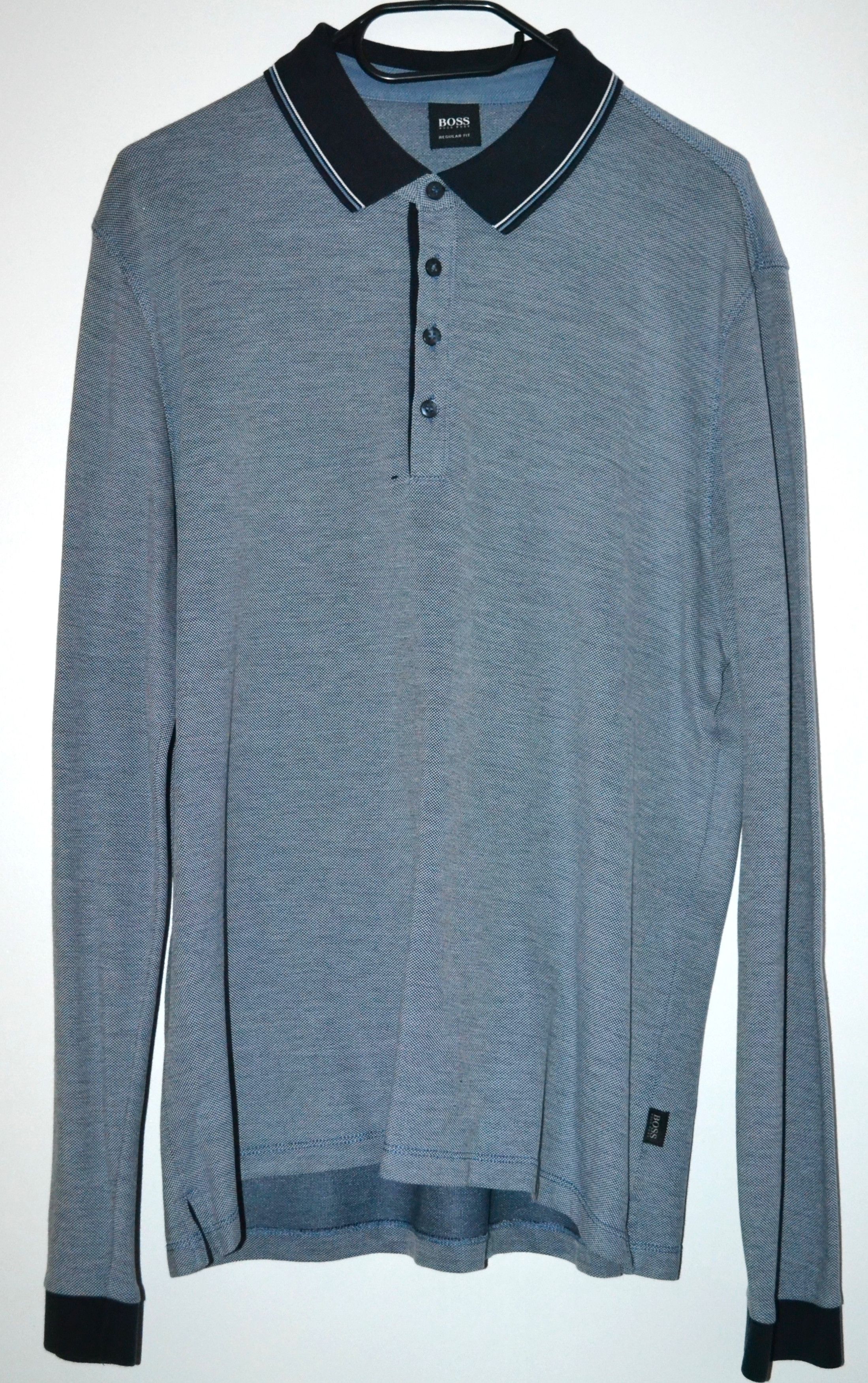 Hugo Boss Hugo Boss Longsleeve Poloshirt Size US XL / EU 56 / 4 - 1 Thumbnail