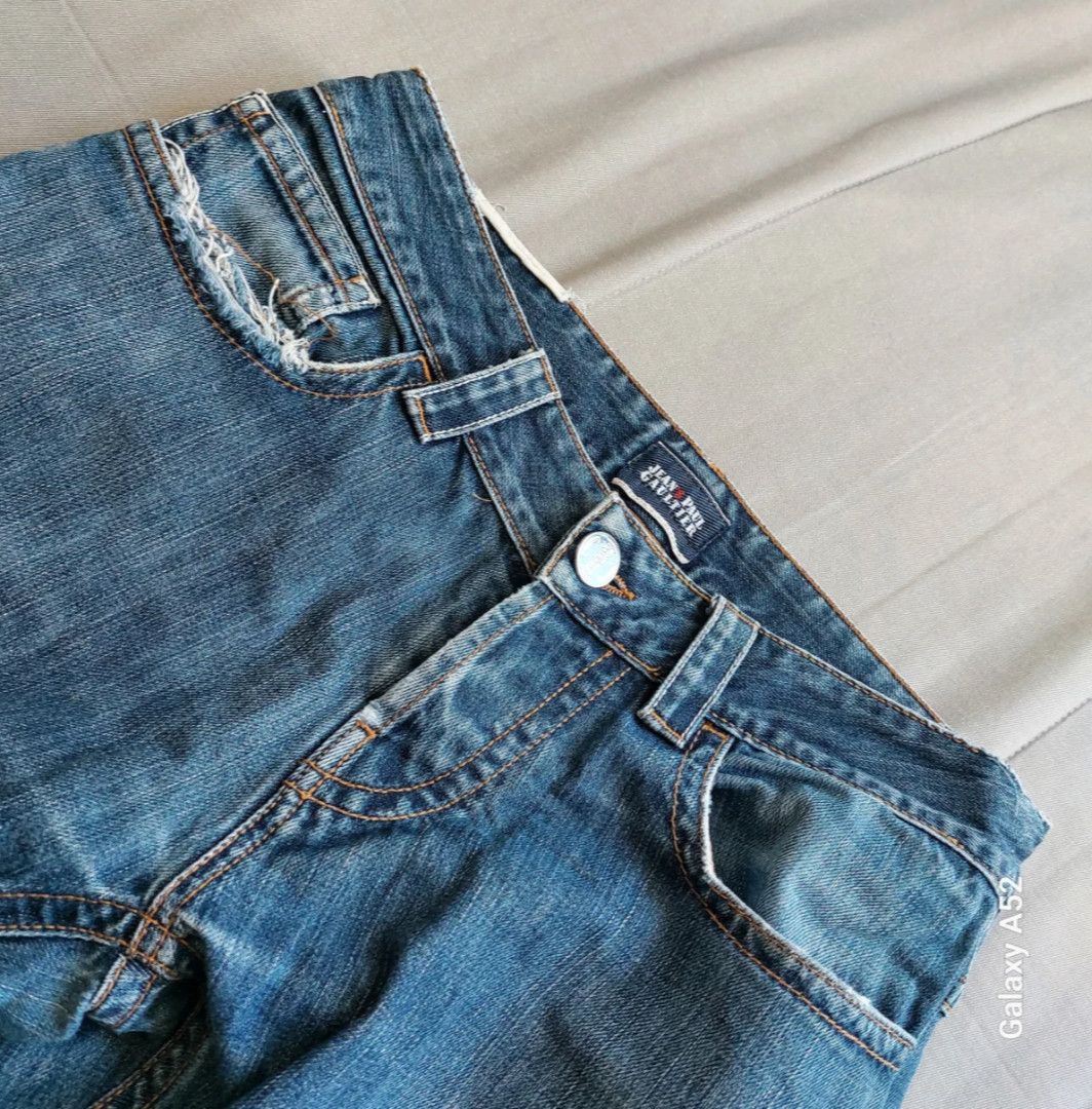 Jean Paul Gaultier JPG Slim Distressed Jeans Size US 32 / EU 48 - 2 Thumbnail