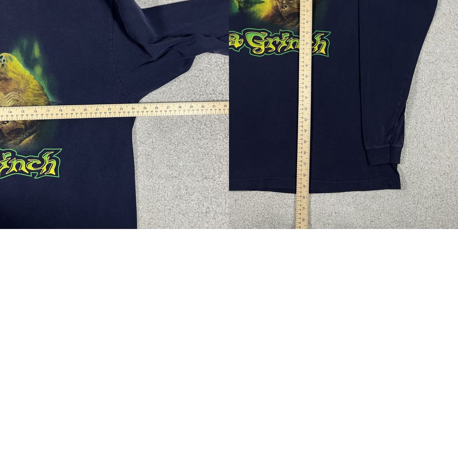 Vintage VINTAGE Dr. Seuss The Grinch Shirt Mens XL Shirt 90s Christmas Movie Promo 2000s Blue Size US XL / EU 56 / 4 - 10 Thumbnail