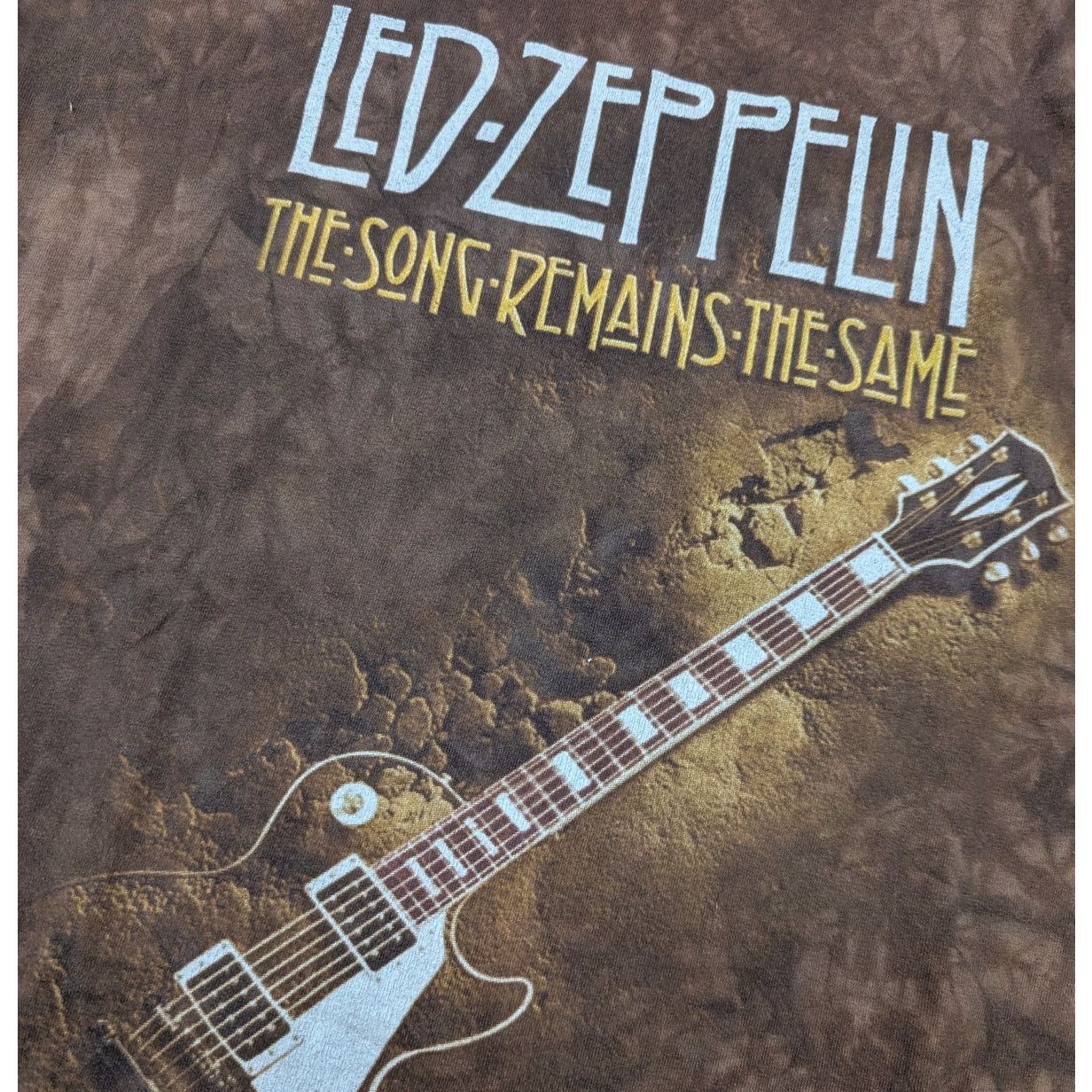 Band Tees × Liquid Blue × Vintage Y2K Led Zeppelin The Song Remains the Same Liquid Blue Shirt Size US M / EU 48-50 / 2 - 4 Thumbnail