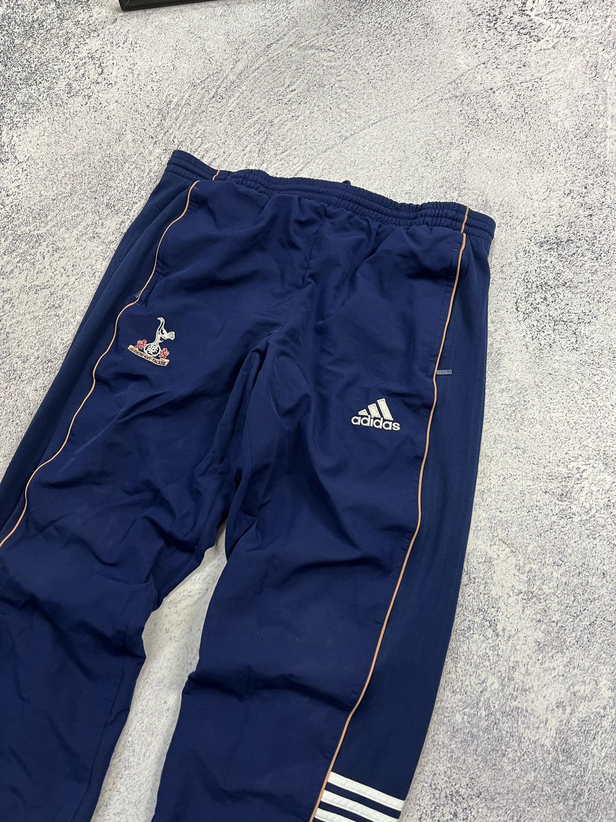 Adidas × Vintage Vintage Adidas Tottenham Nylon Drill Track Pants Rare 90’s Size US 34 / EU 50 - 4 Thumbnail