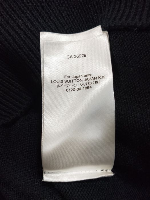 Louis Vuitton Virgil Abloh Clock Intarsia Knit Shirt Sweater Size